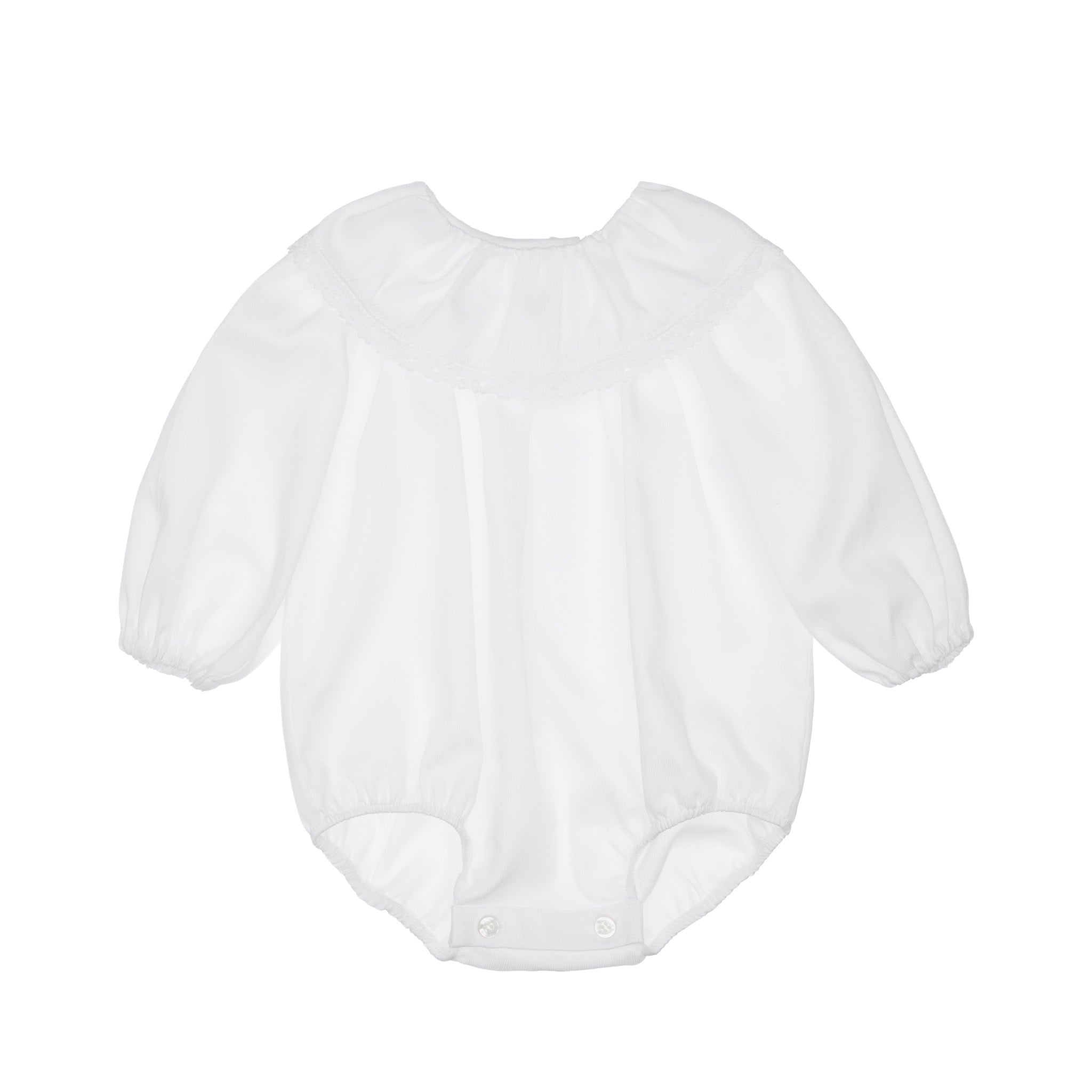 Blair Baby Romper Cotton, White