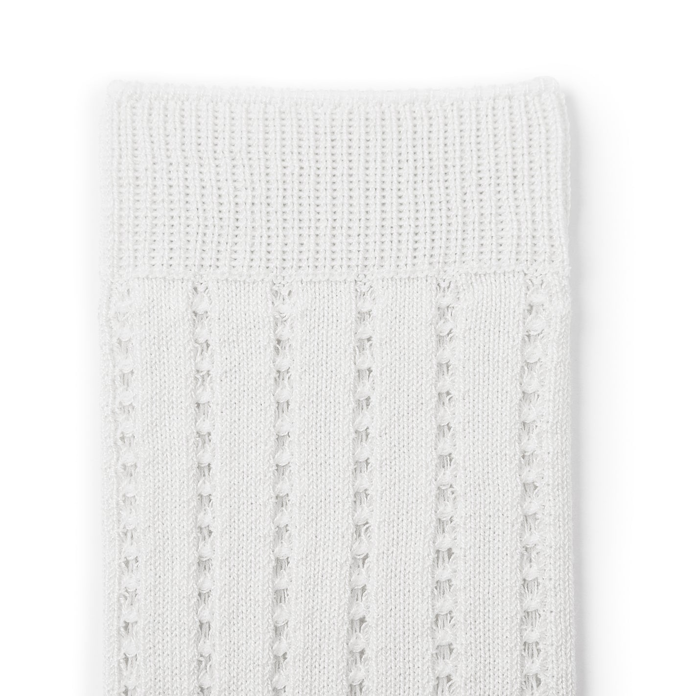 Crochet knit high socks Leonie, Snow White