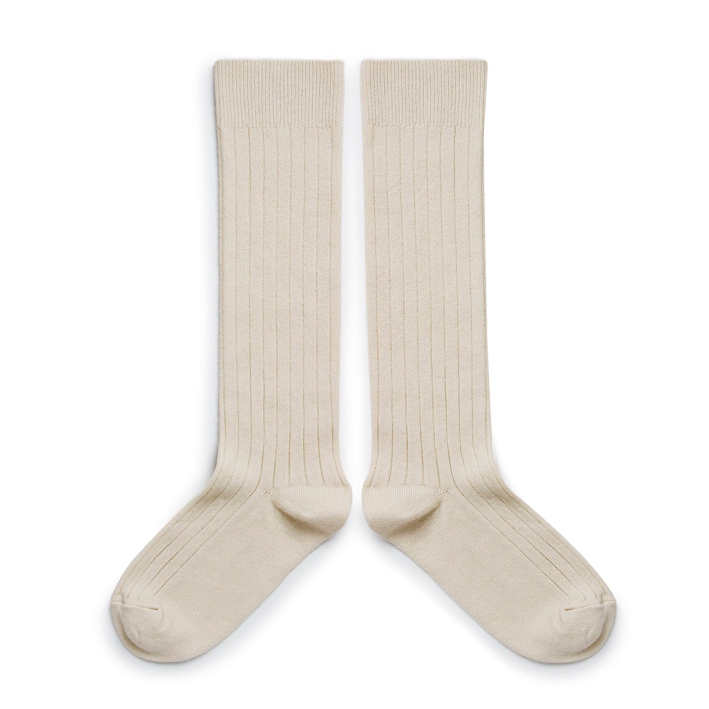 High ribbed socks La Haute, Ivory