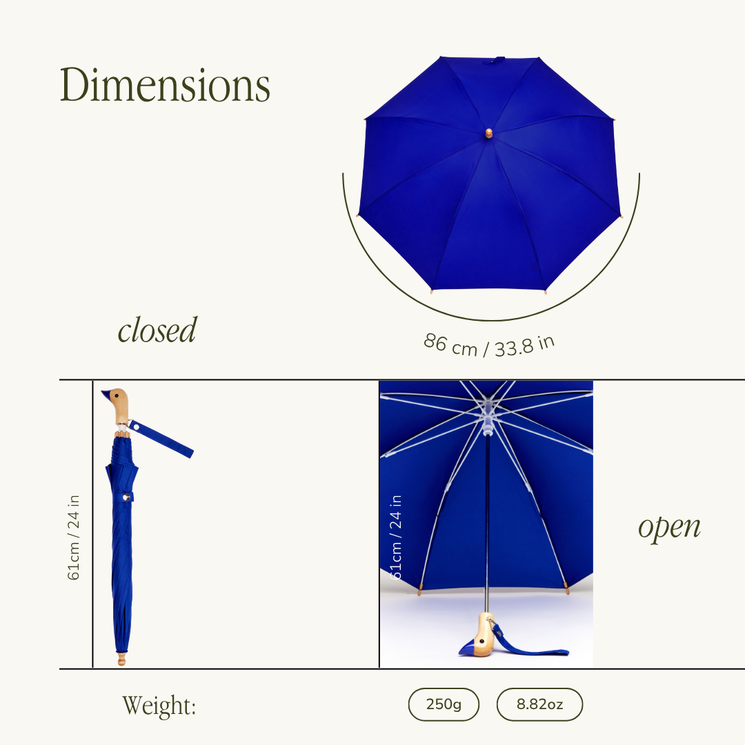 Royal Blue Duckling Children's Umbrella