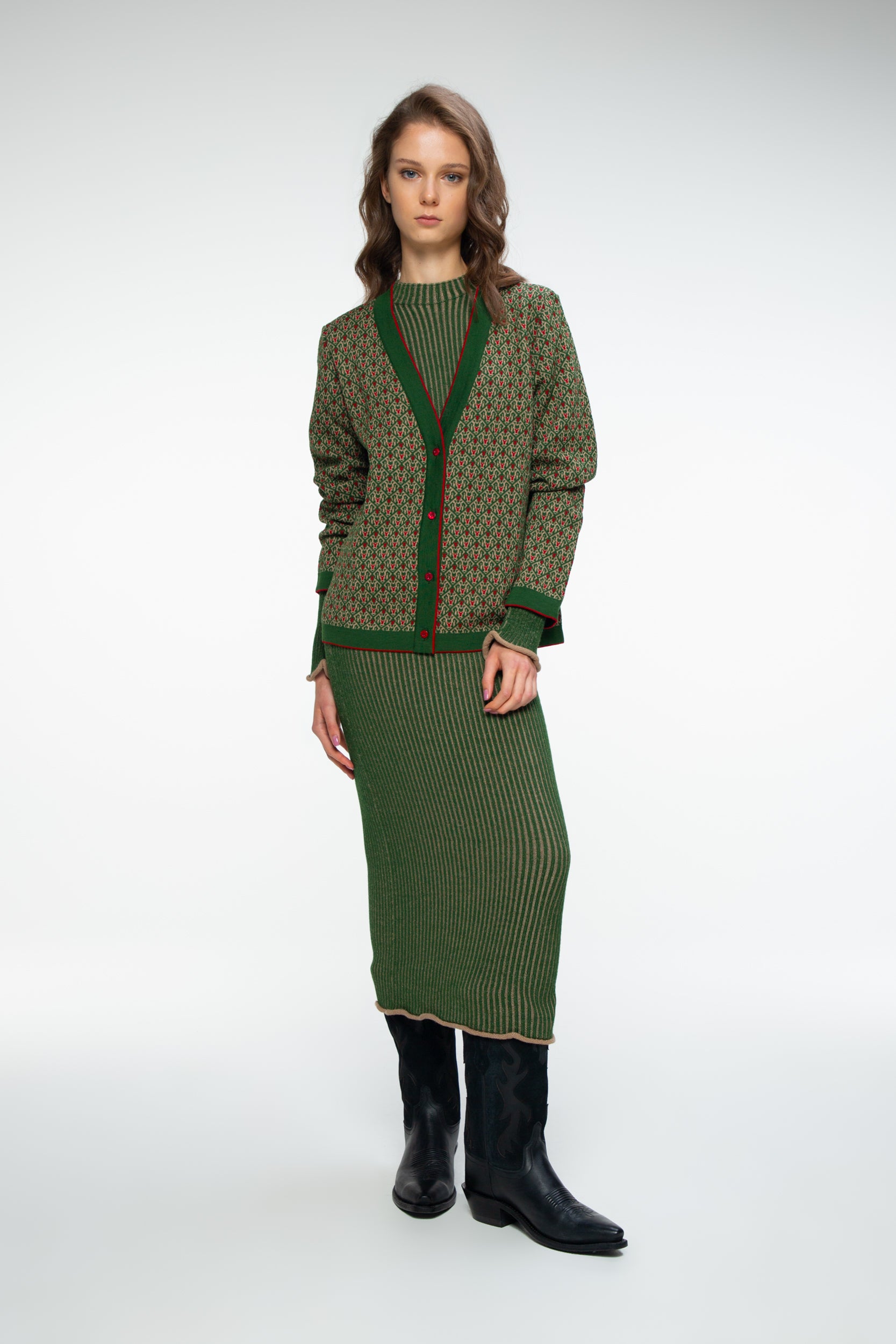 Women's Cardigan Noel, Green