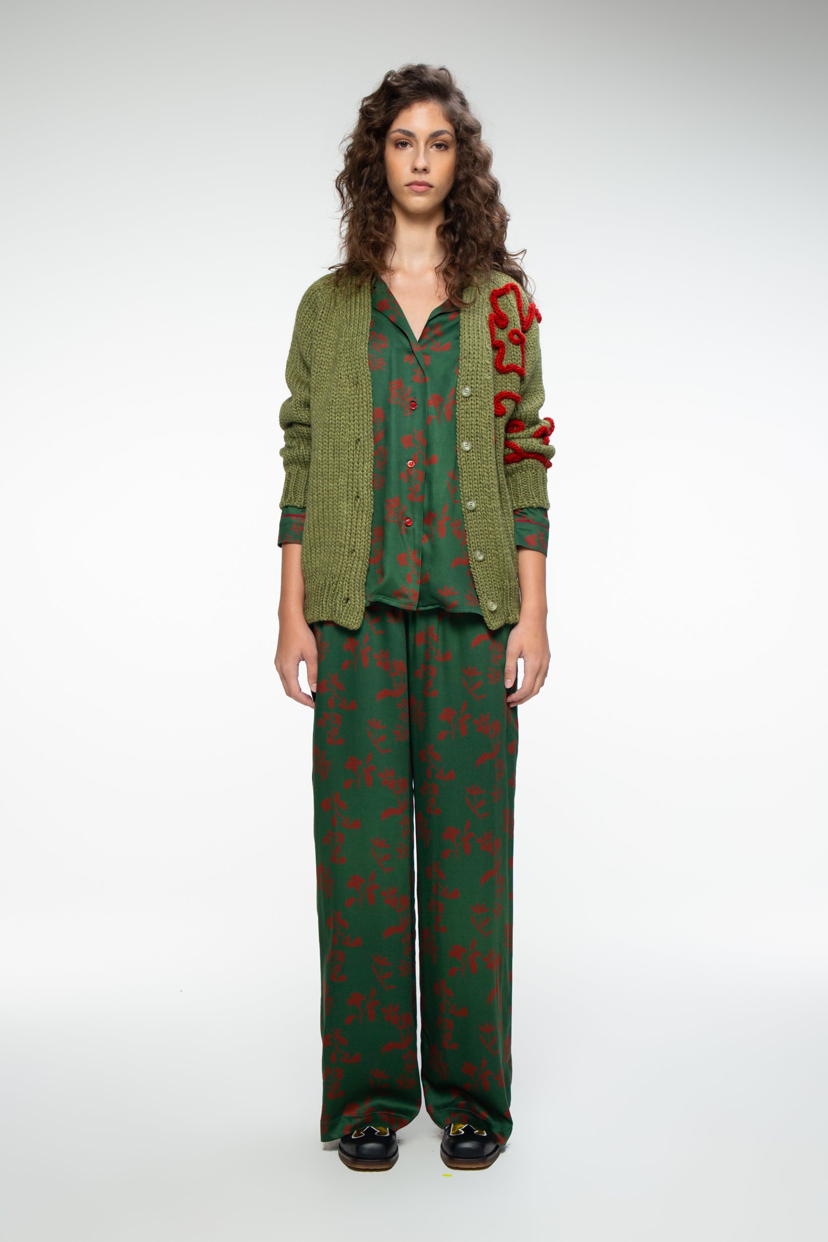 Women's PJ Blouse Dale, Green