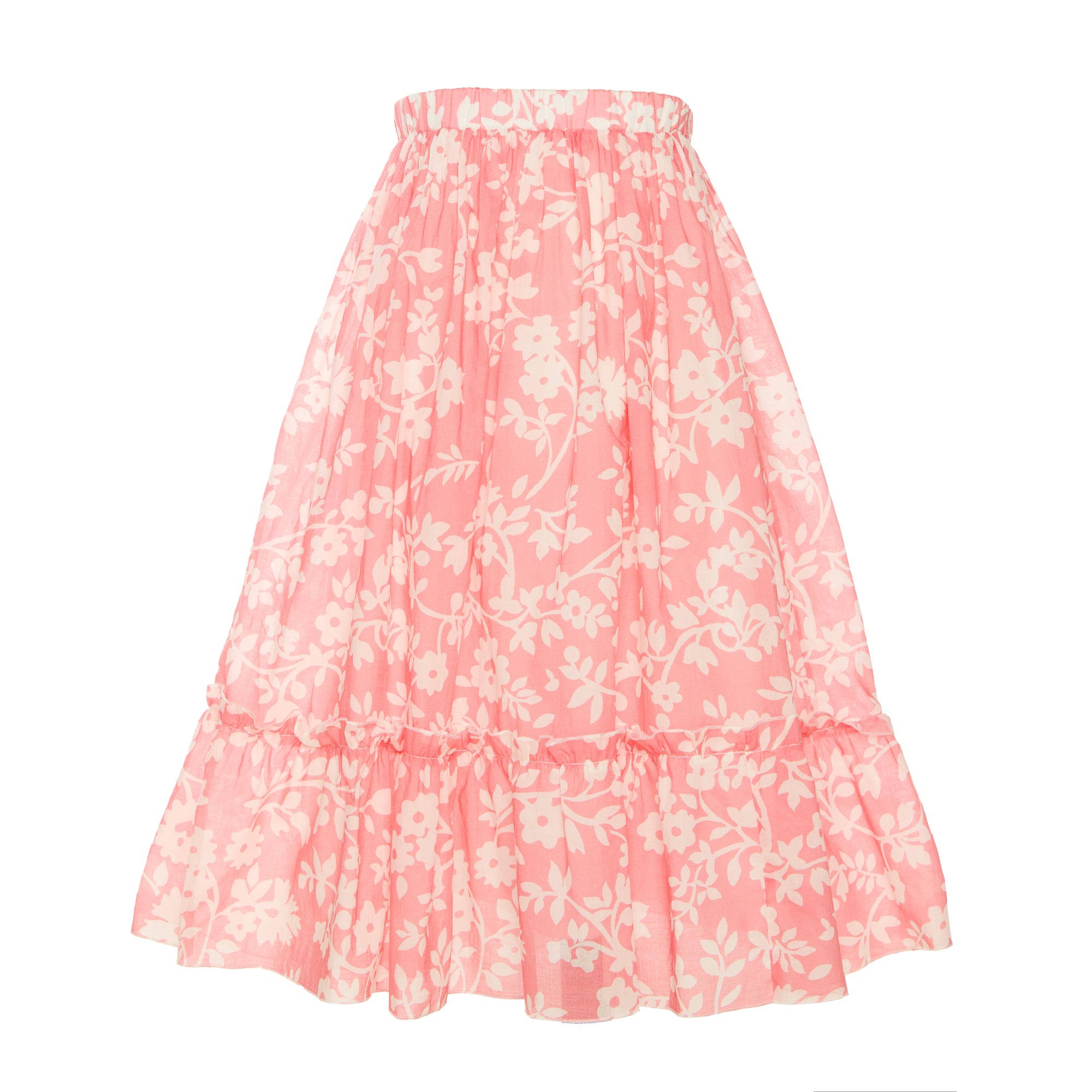 Special Edition Cotton Chiffon Skirt Long Mimi, Pink