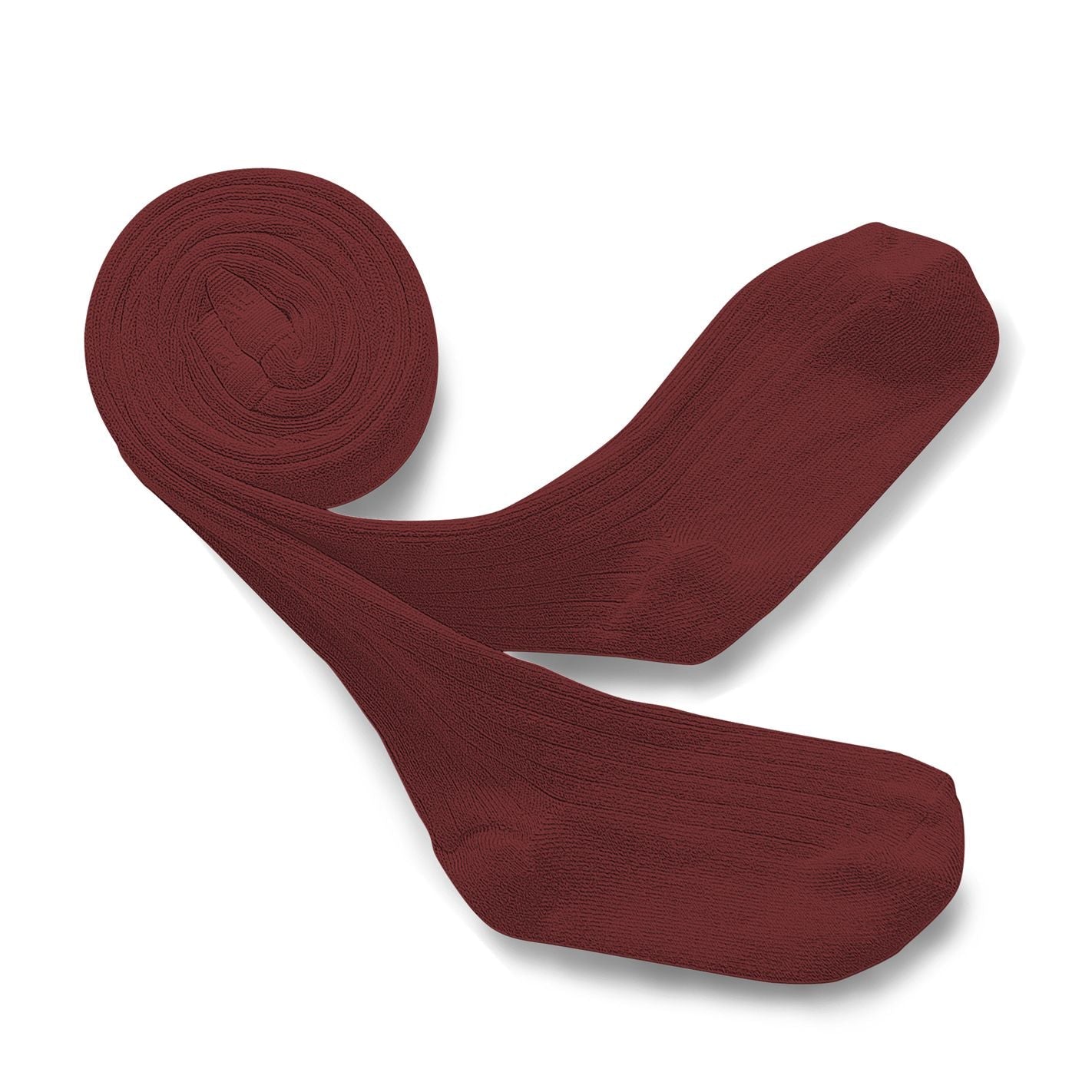 Ribbed tights Louise, Bordo