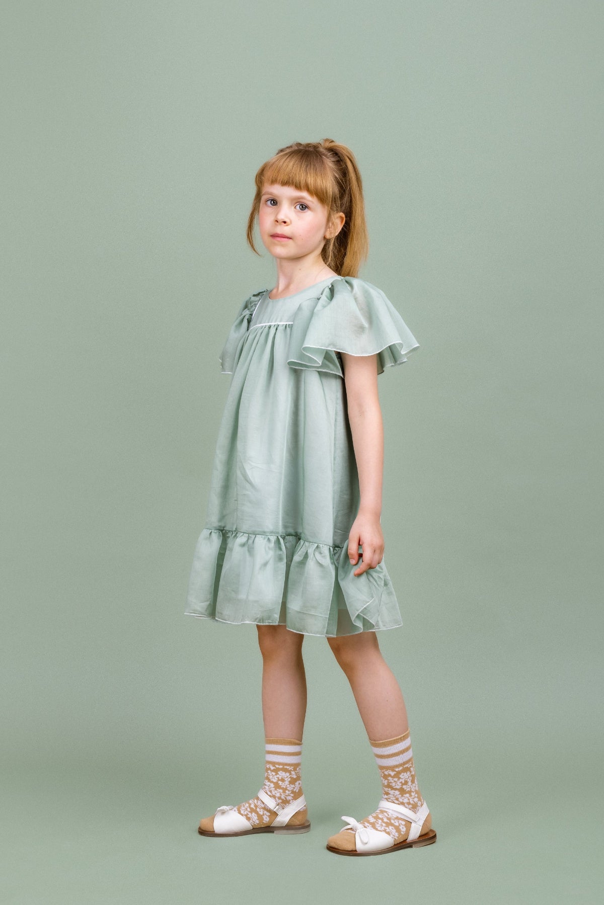 Chiffon Dress Cheer, Green