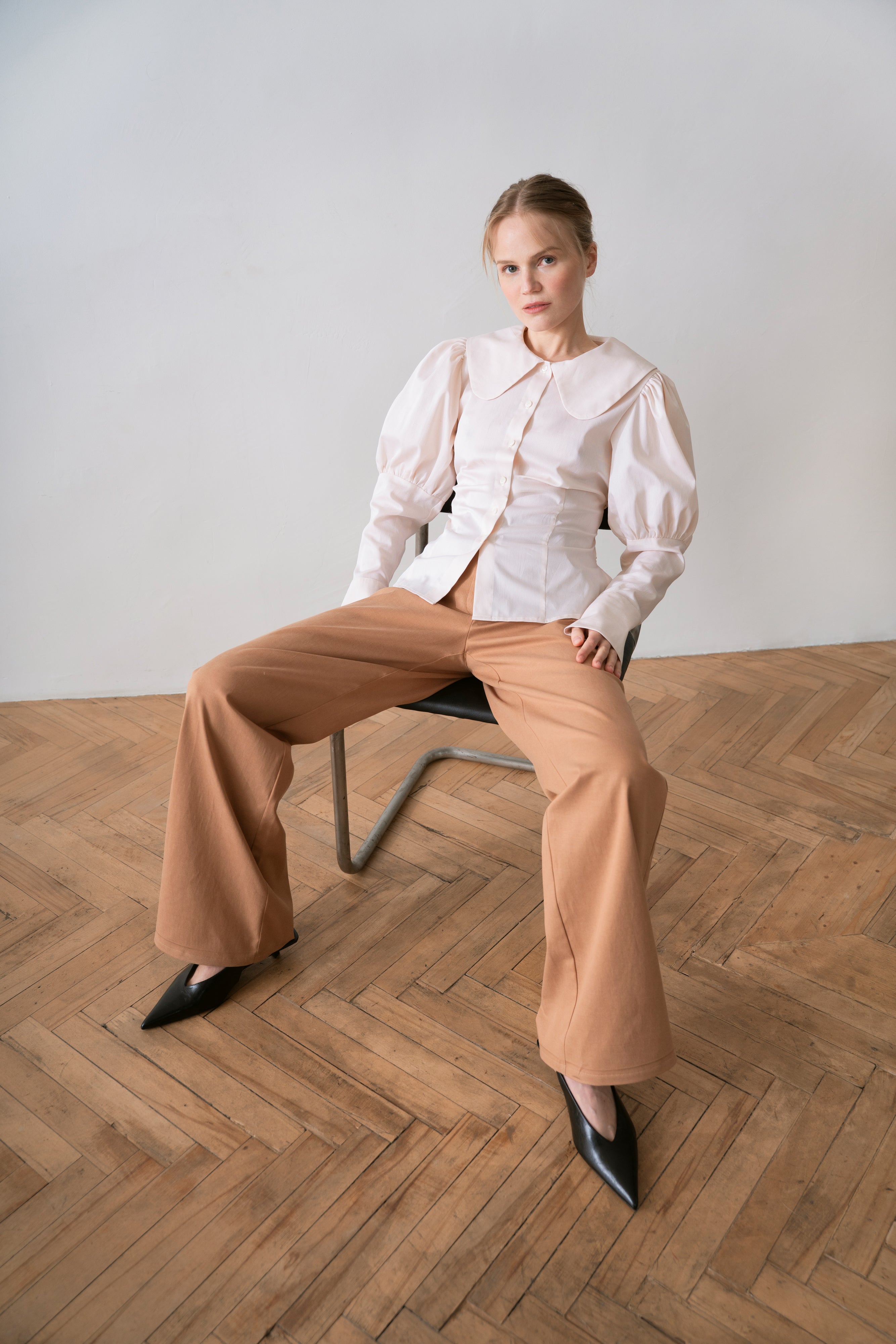 Lyocell Women's Trousers Renzo, Camel