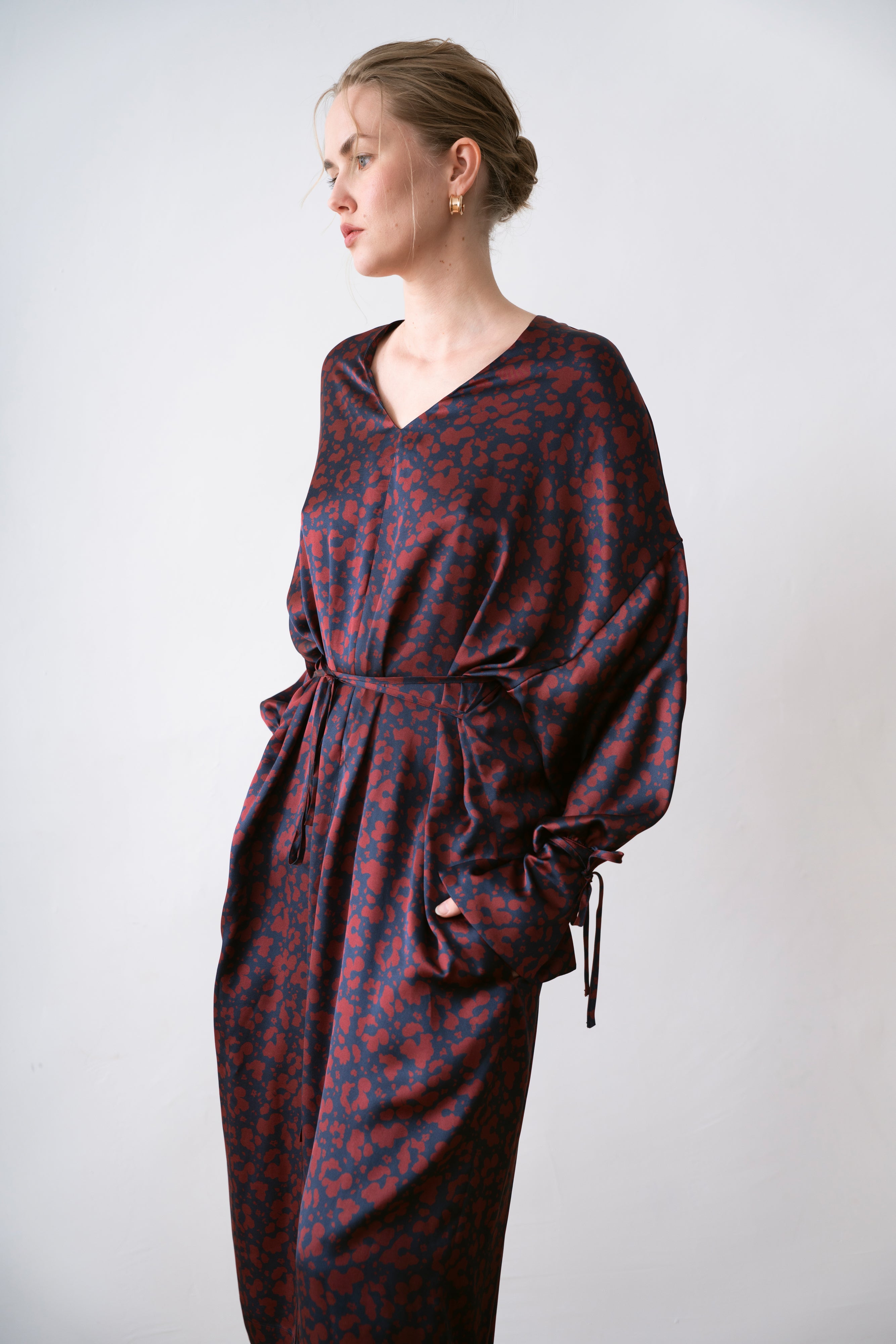 Viscose Women's PJ Pants Cara, Aubergine