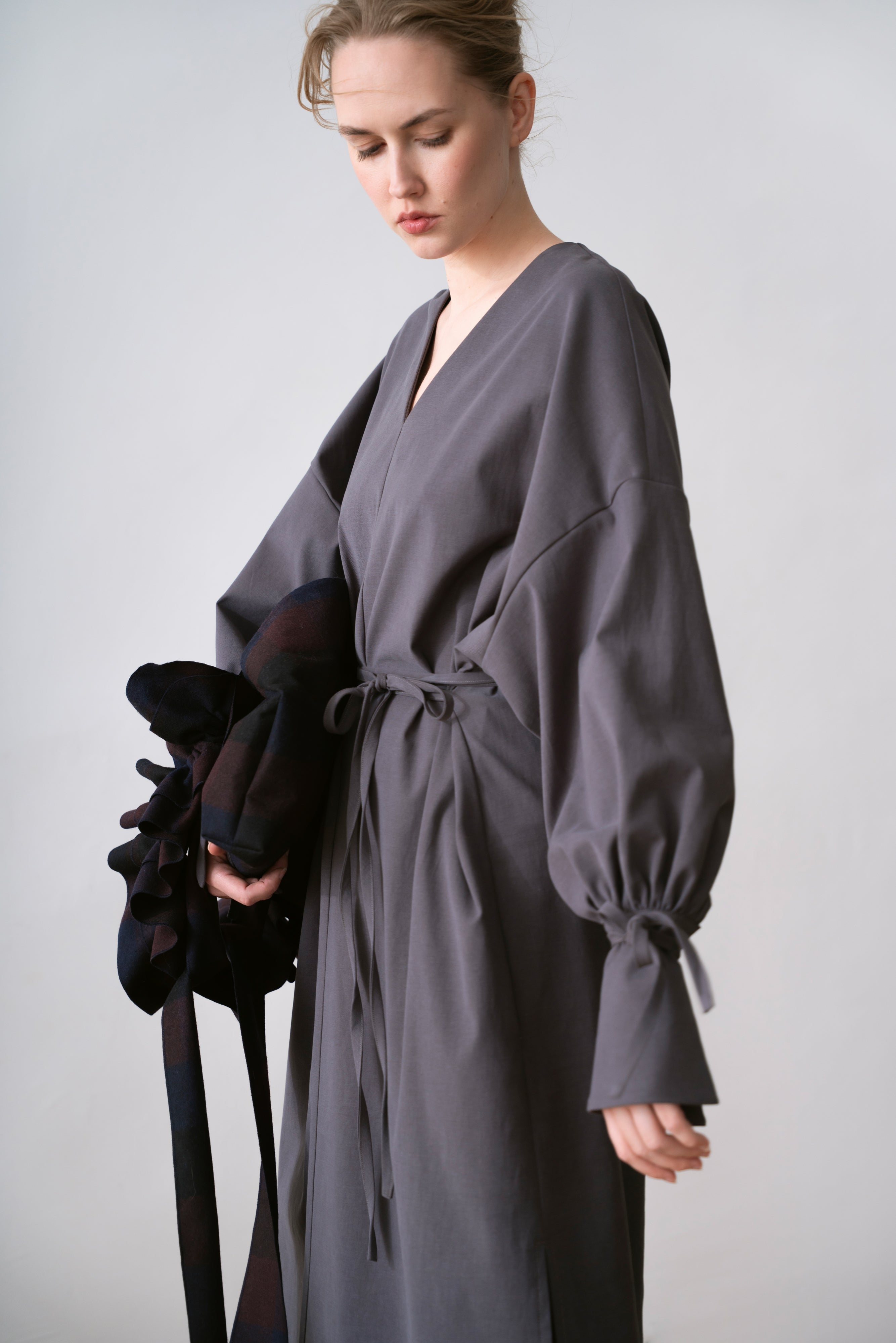 Lyocell Women's Dress Renzo Grey