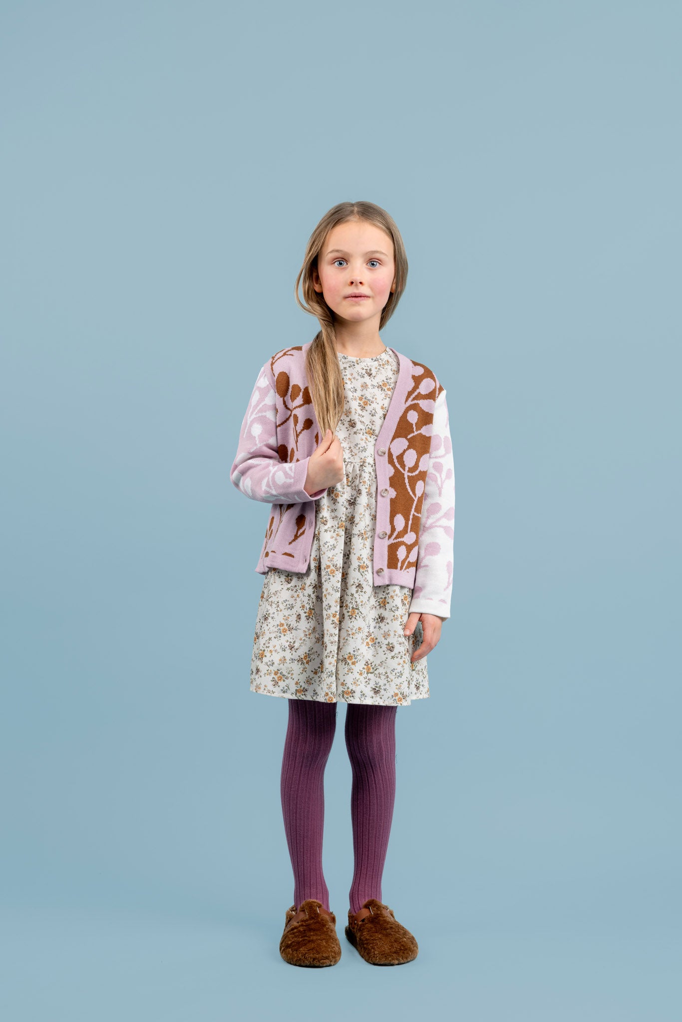 Marion Merino Wool Cardigan, Pink