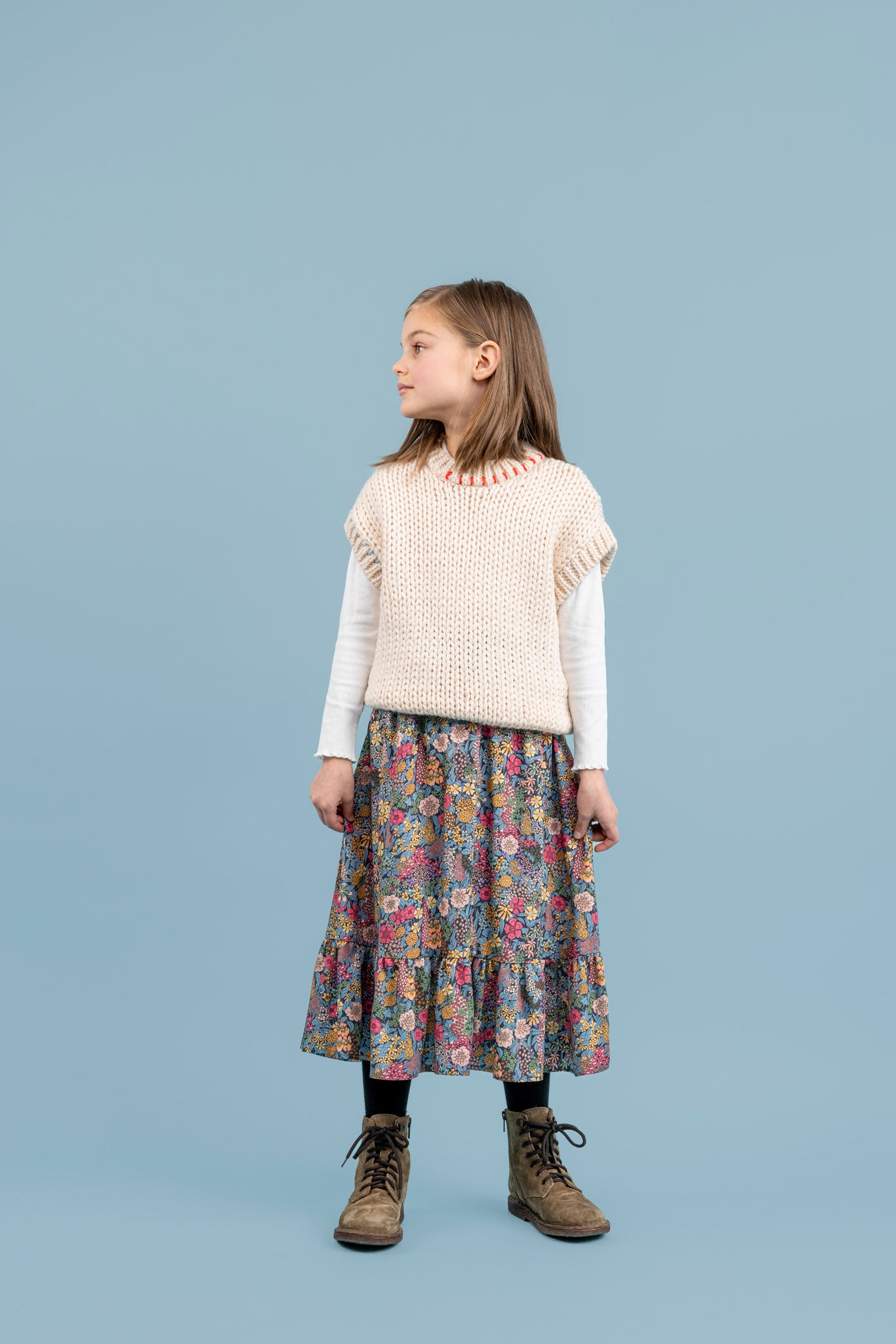 Paade Cotton Turtleneck, White