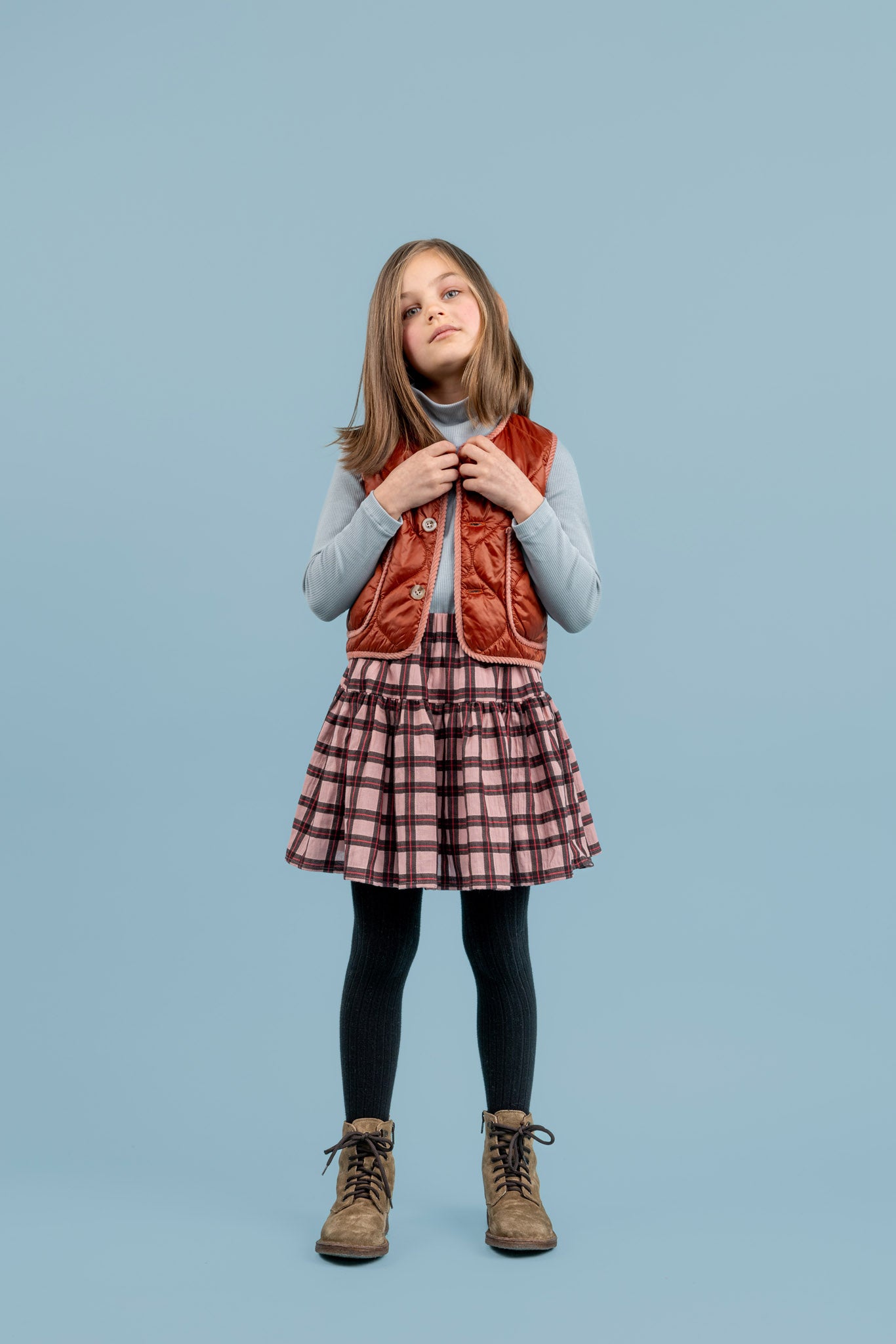 Paade Cotton Turtleneck, Blue