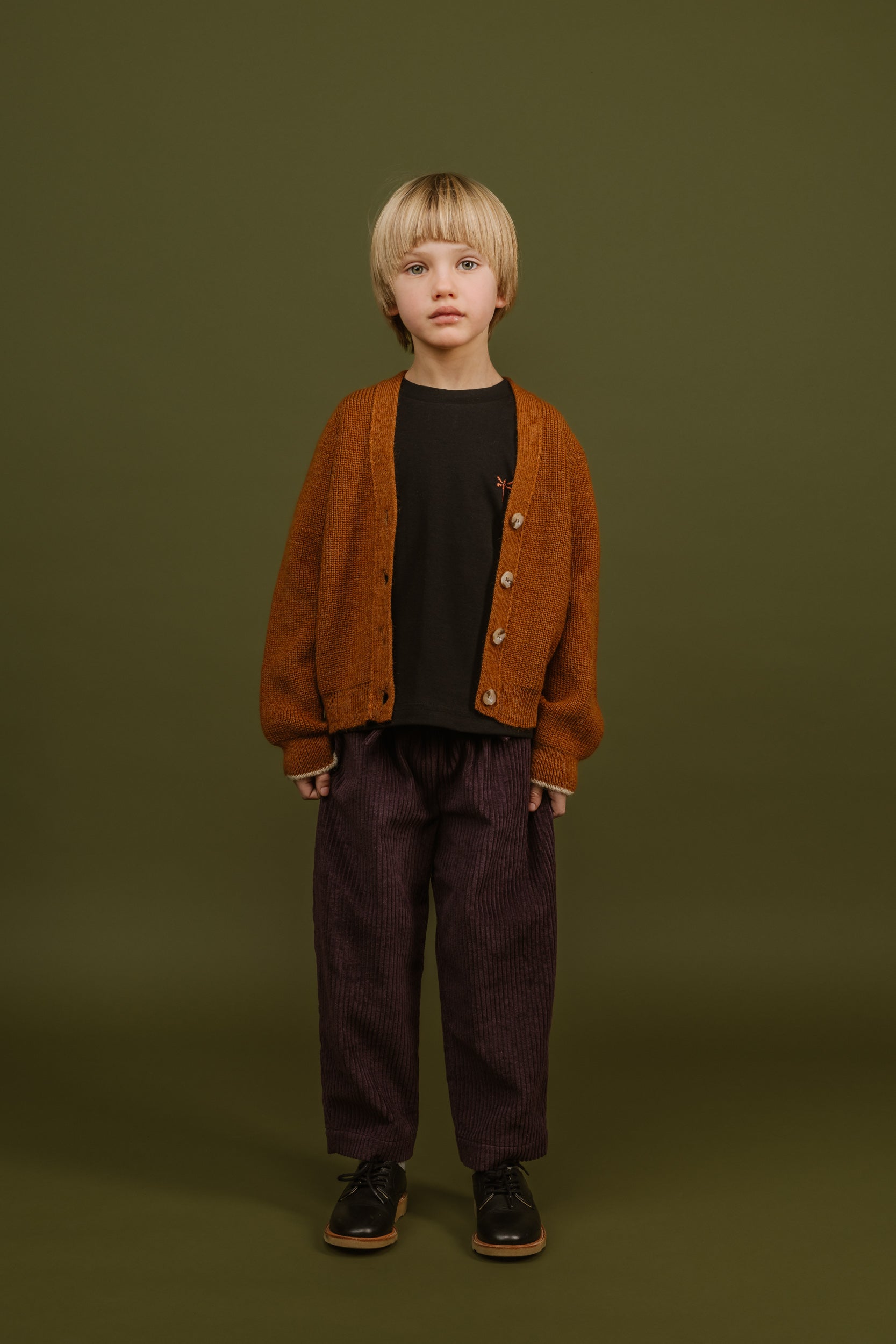 Corduroy Pants Matteo, Aubergine
