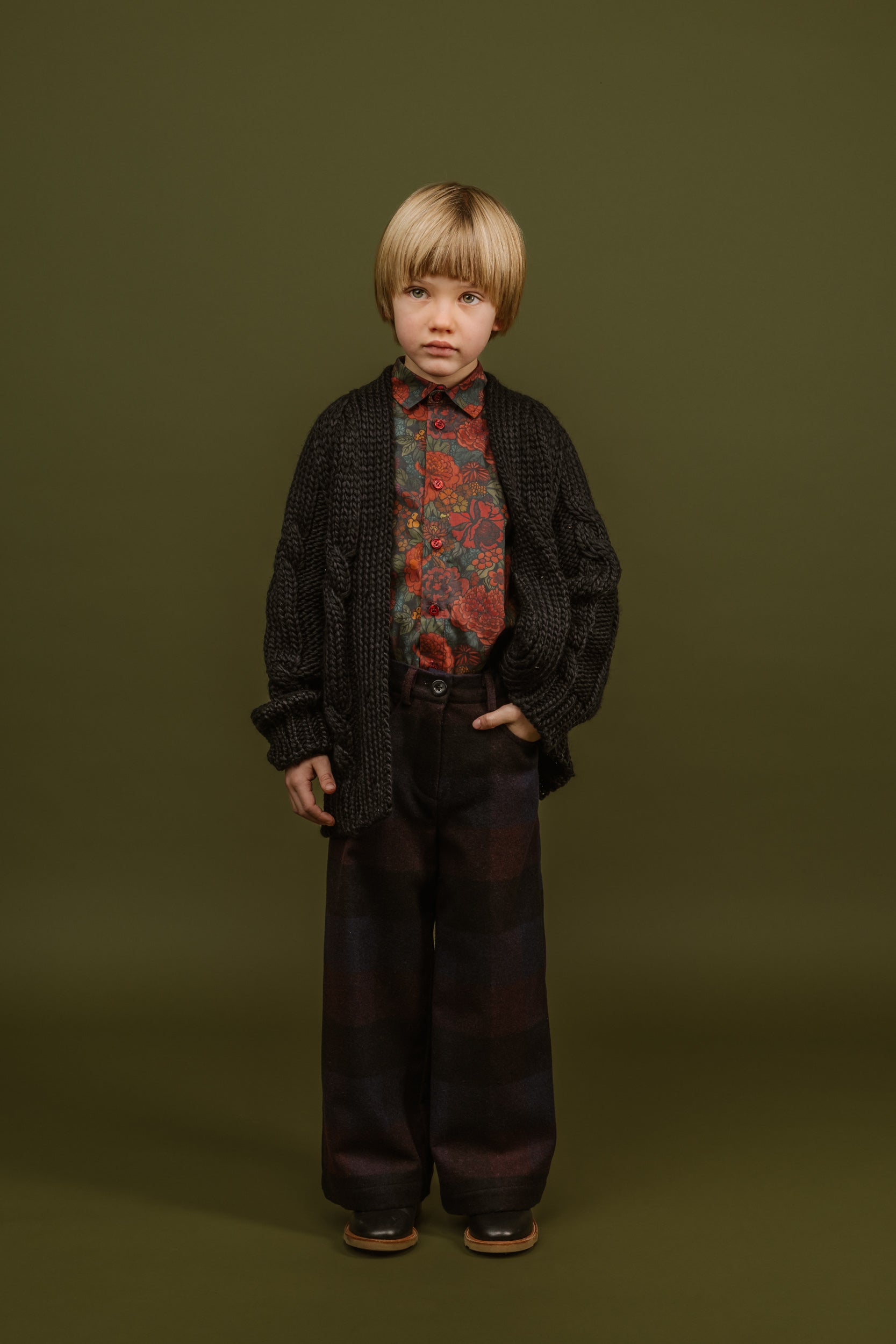 Cotton Shirt Beatrice, Red