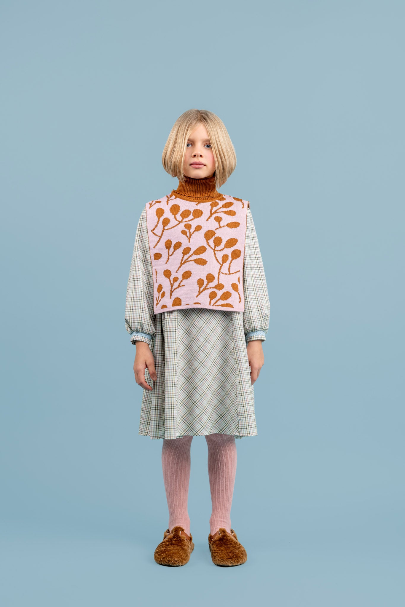Marion Merino Wool Roll Neck, Caramel