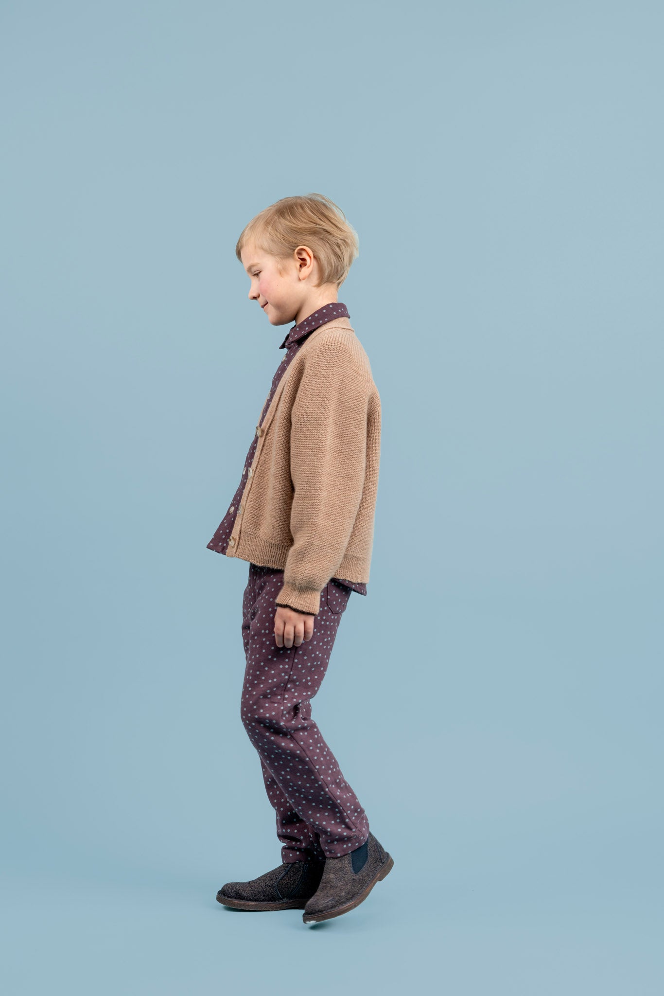 Phoenix Wool Cardigan, Beige