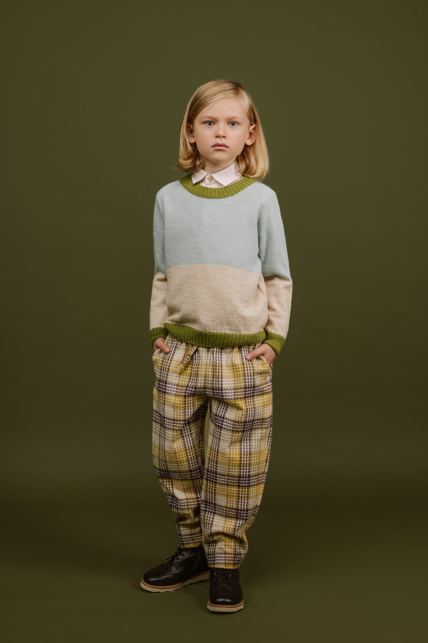 Wool Sweater Tempo, Light Blue