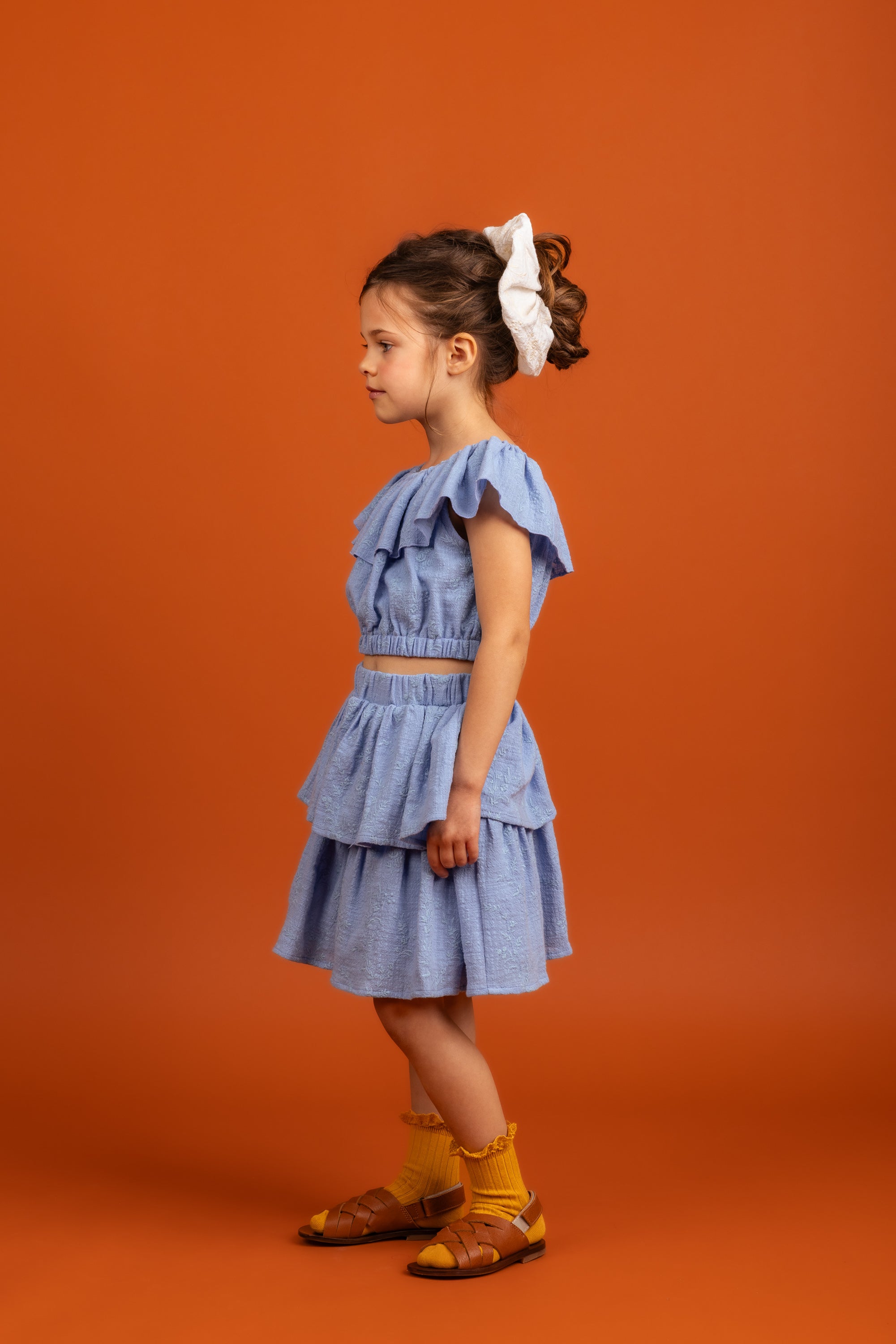 Millie Top Cotton, Blue