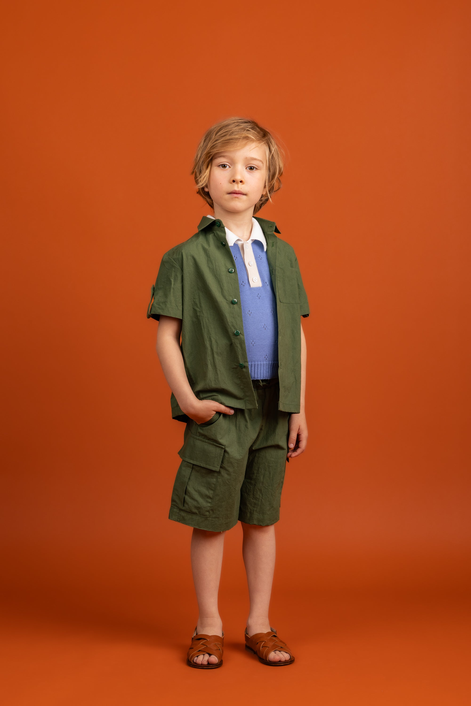 Hudson Shirt Cotton, Green