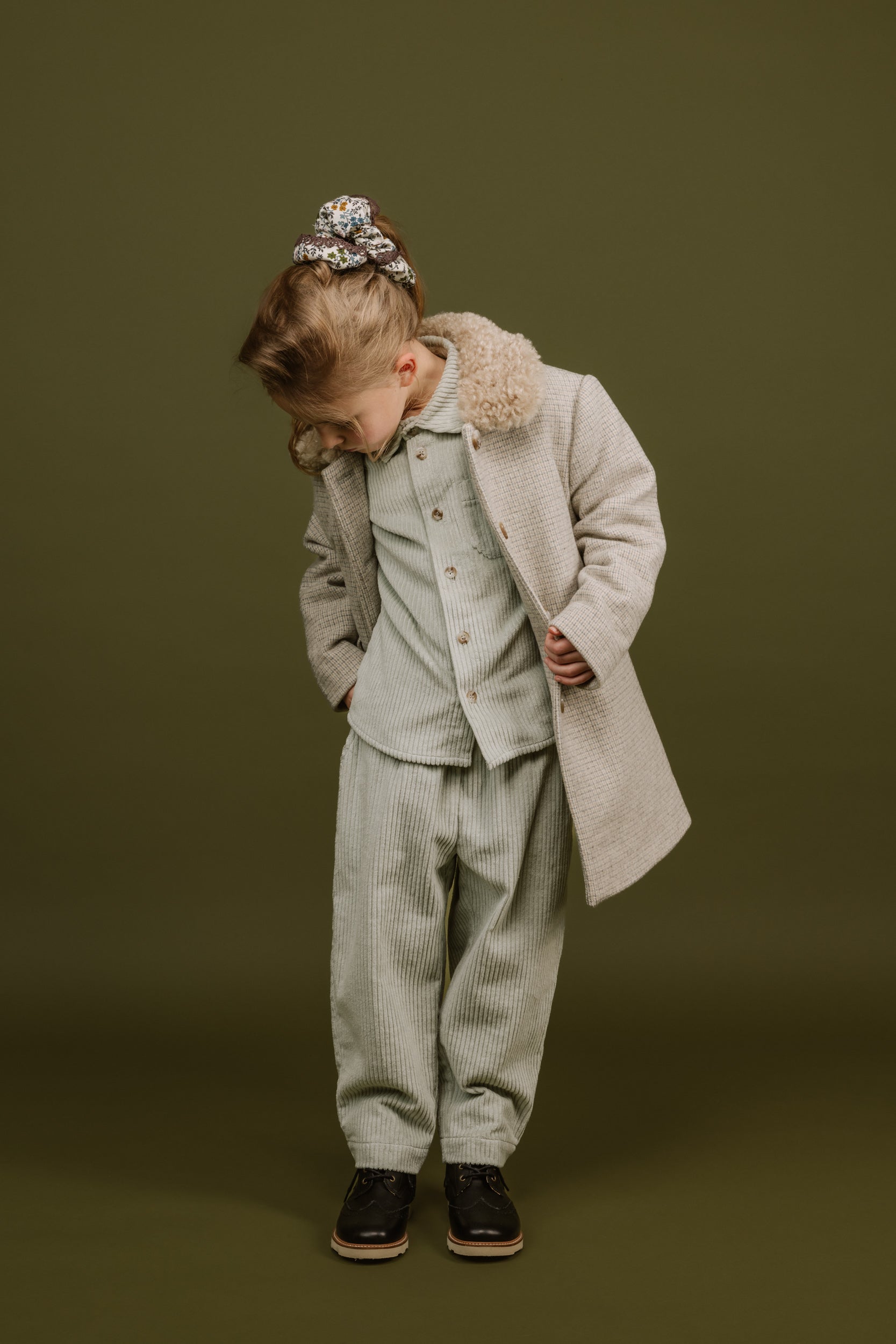 Corduroy Shirt Corrado, Mint