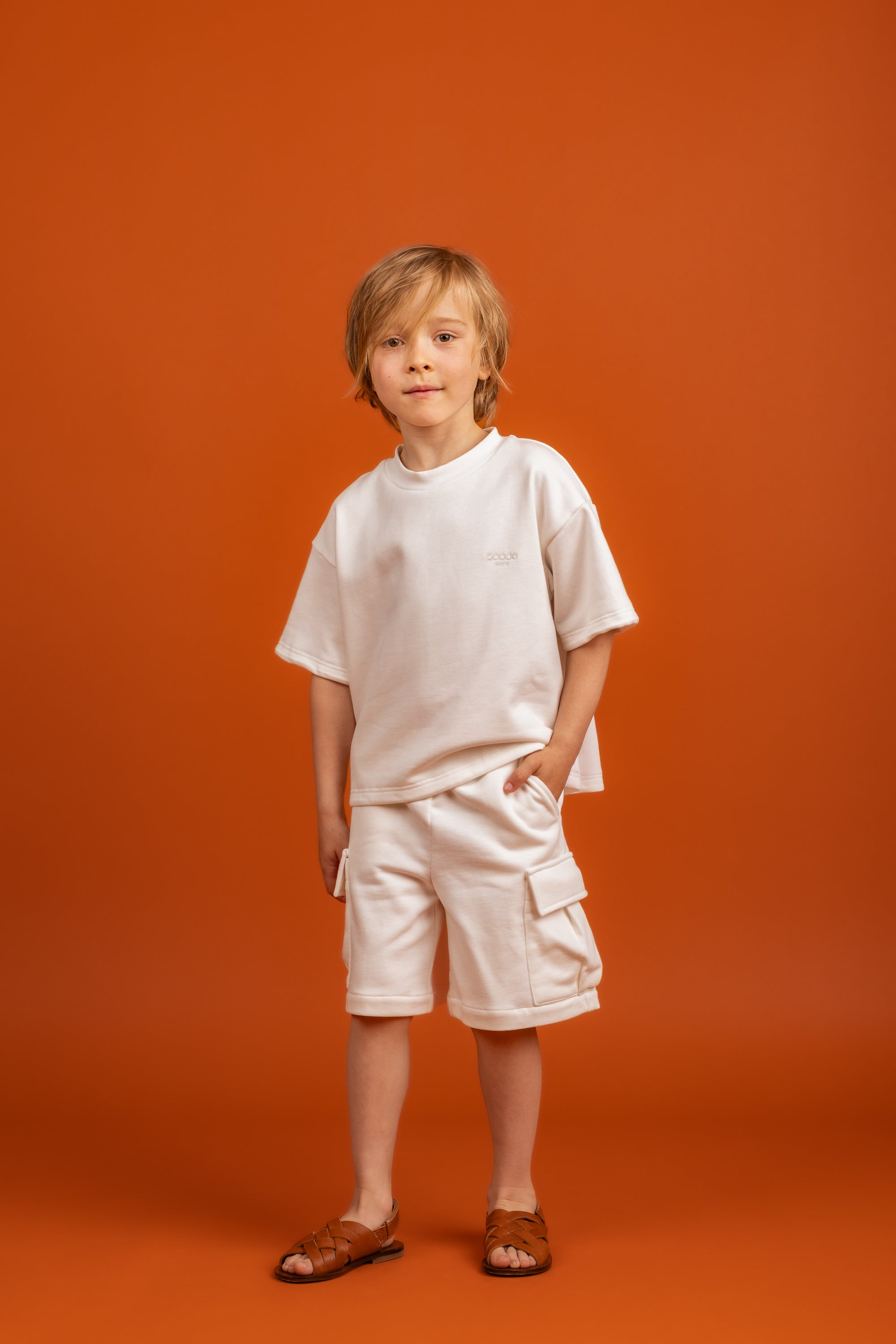 Nolan Shorts Cotton, White