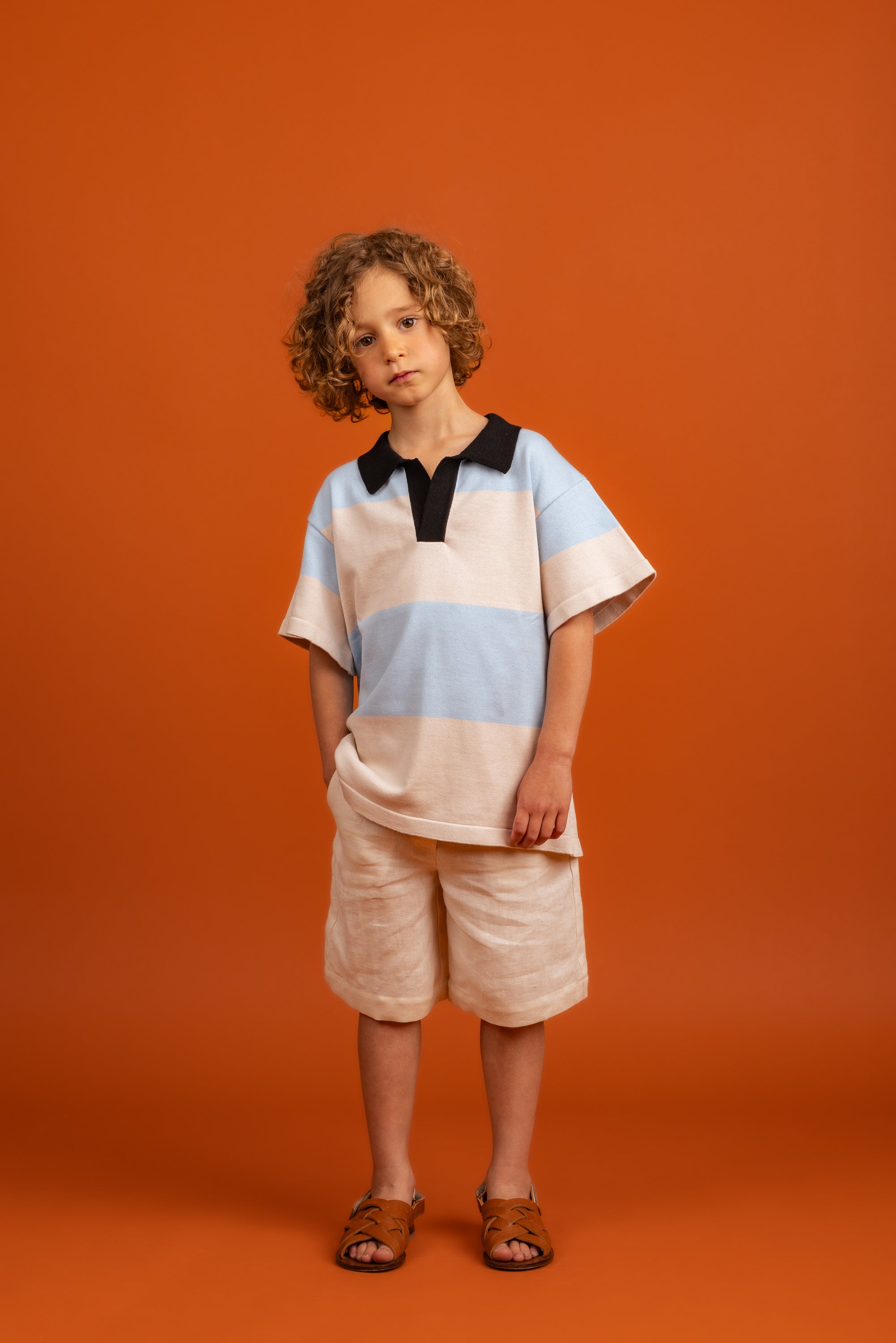 Morgan Polo Shirt Cotton, Blue