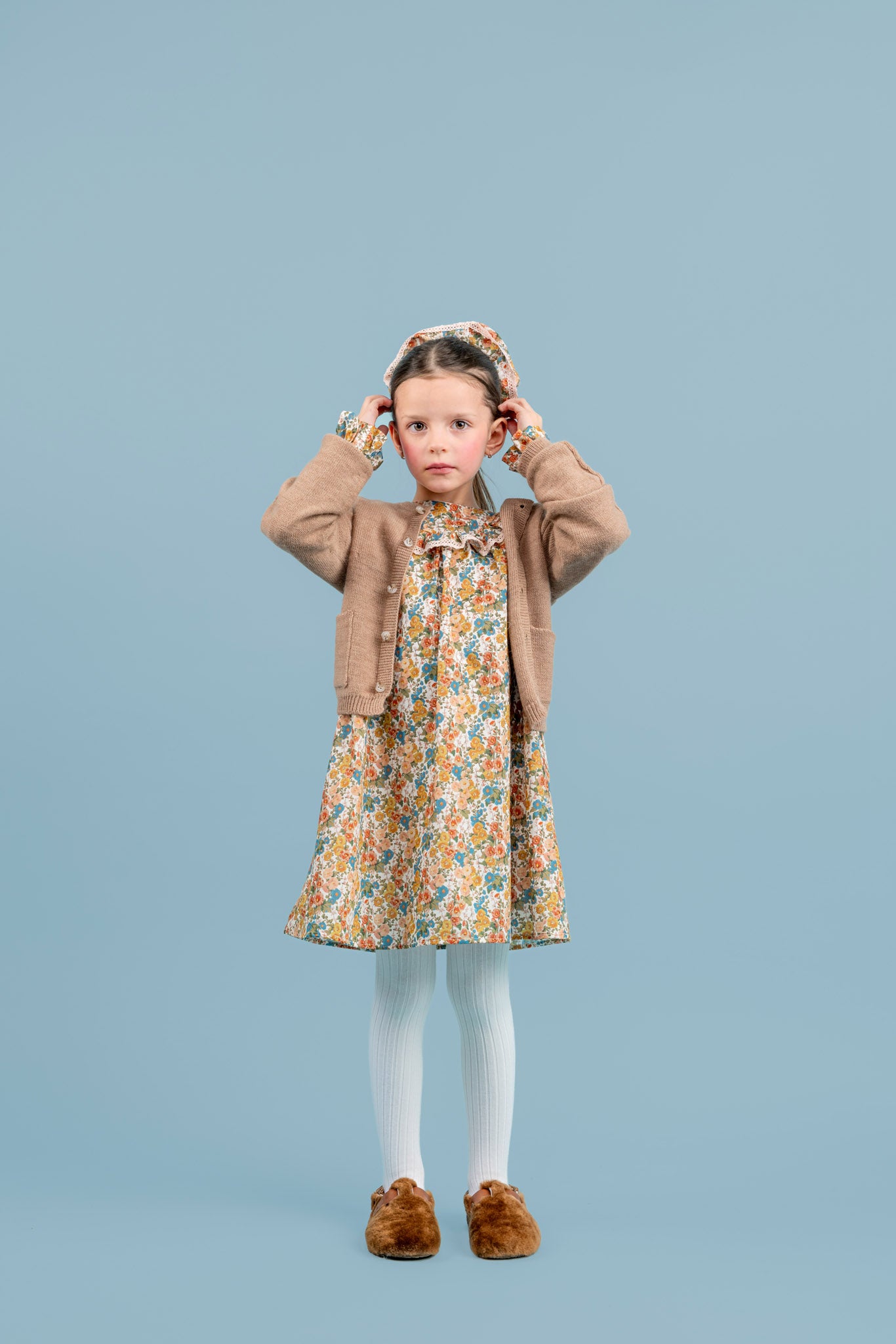 Phoenix Wool Cardigan with Pockets, Beige