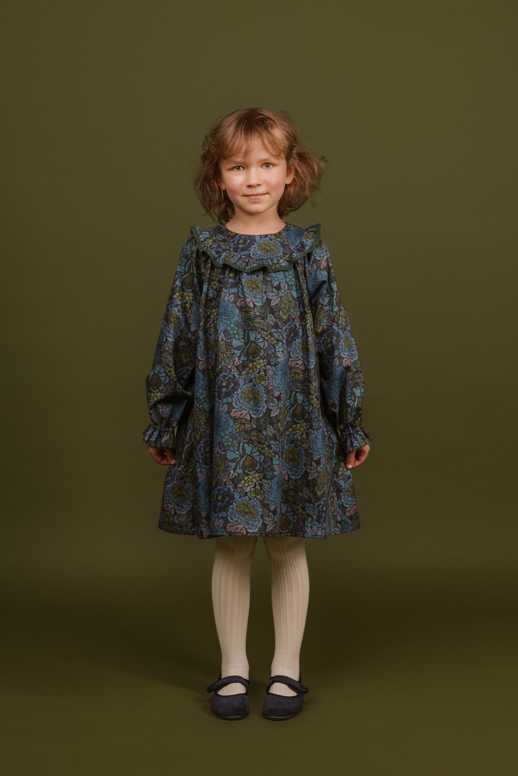 Cotton Dress Beatrice, Blue