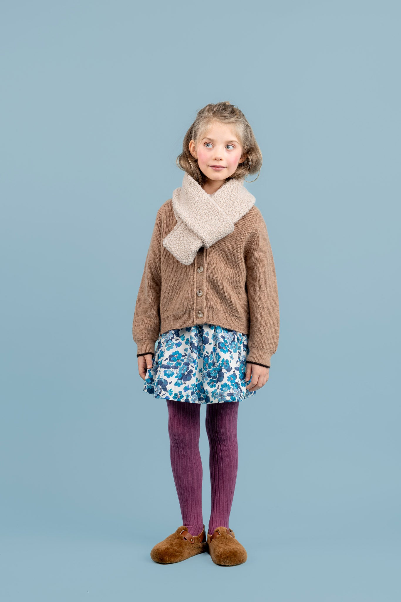 Phoenix Wool Cardigan, Beige
