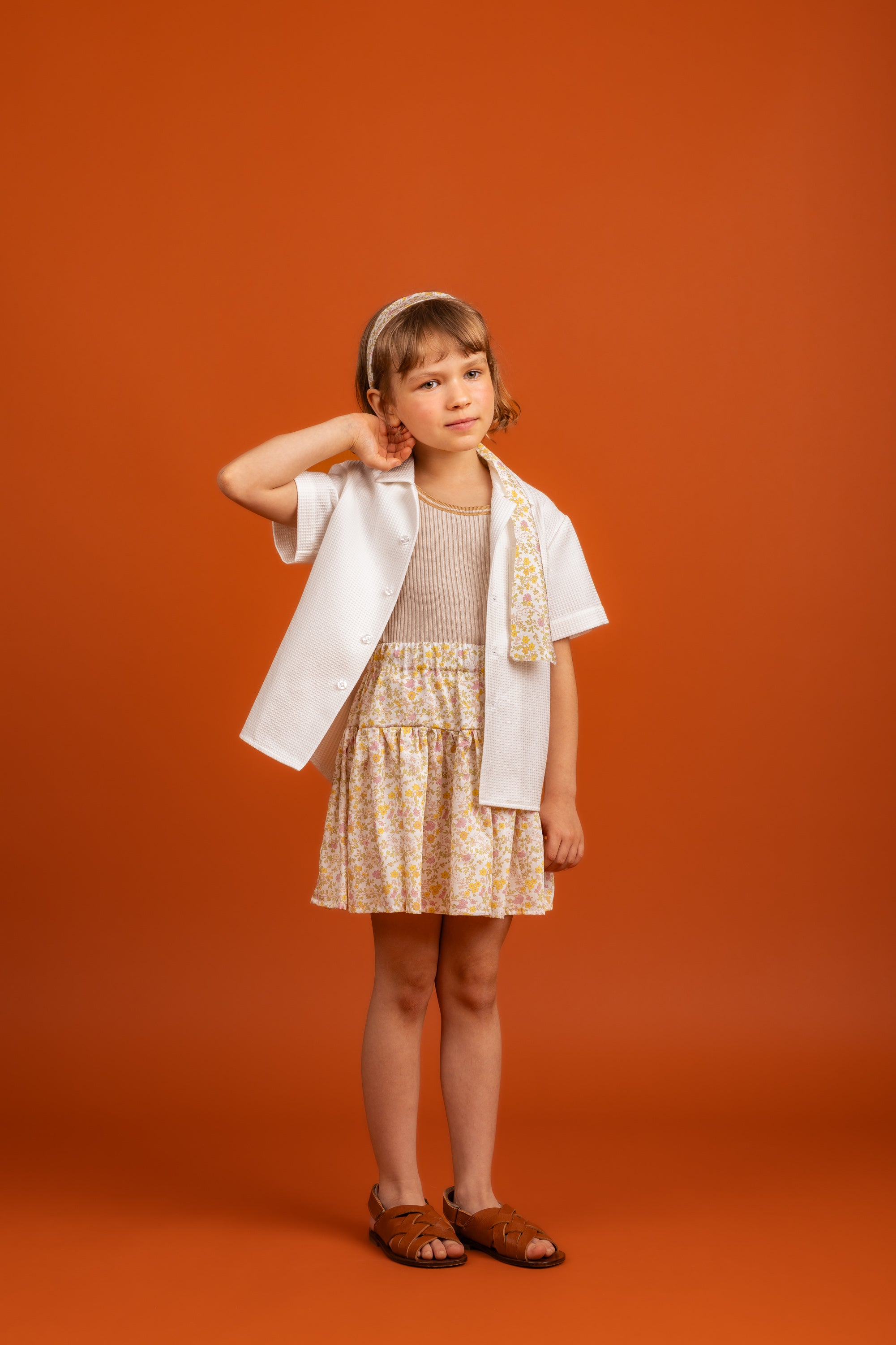 Mia Skirt Cotton, Yellow