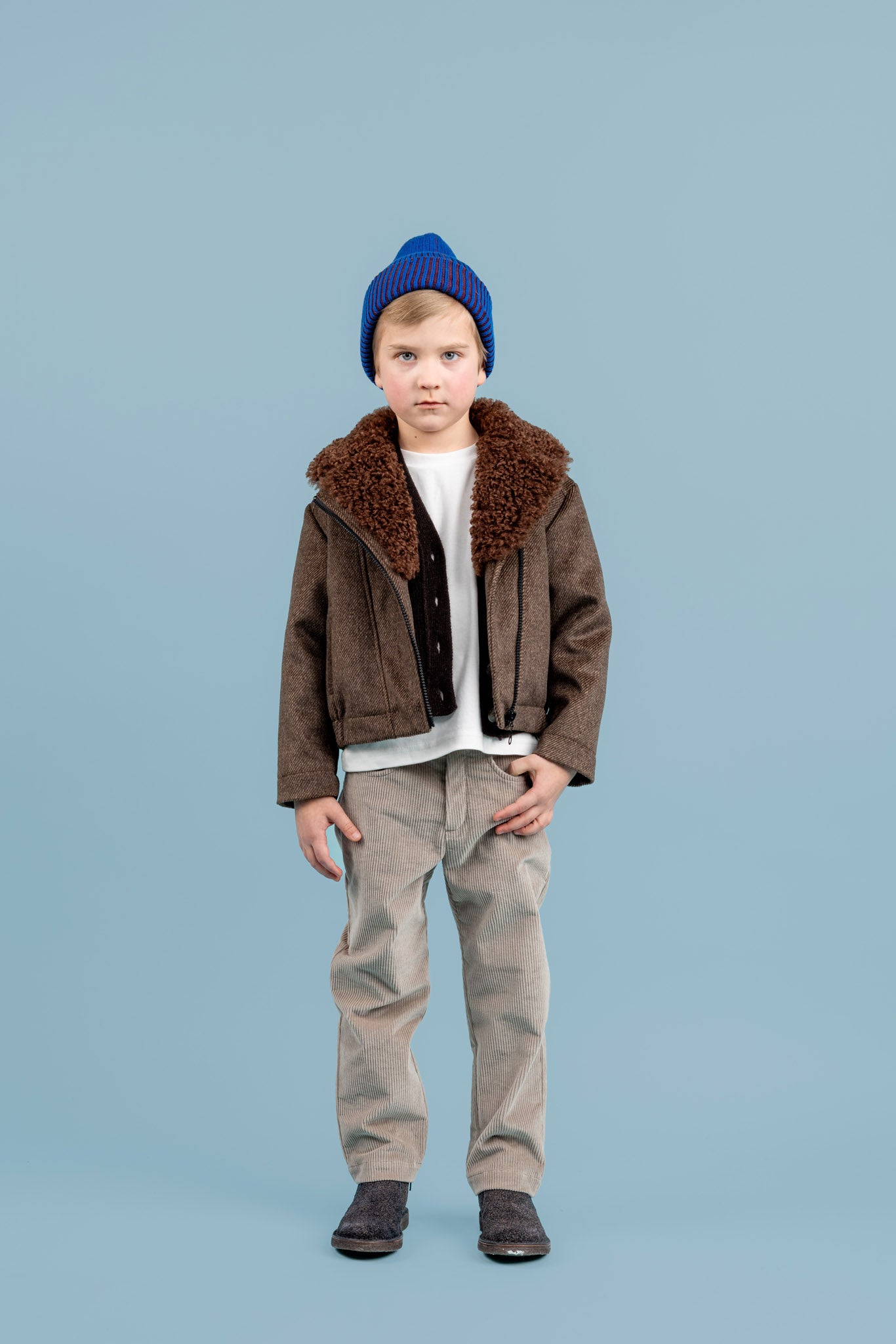 Otis Corduroy Trousers, Grey