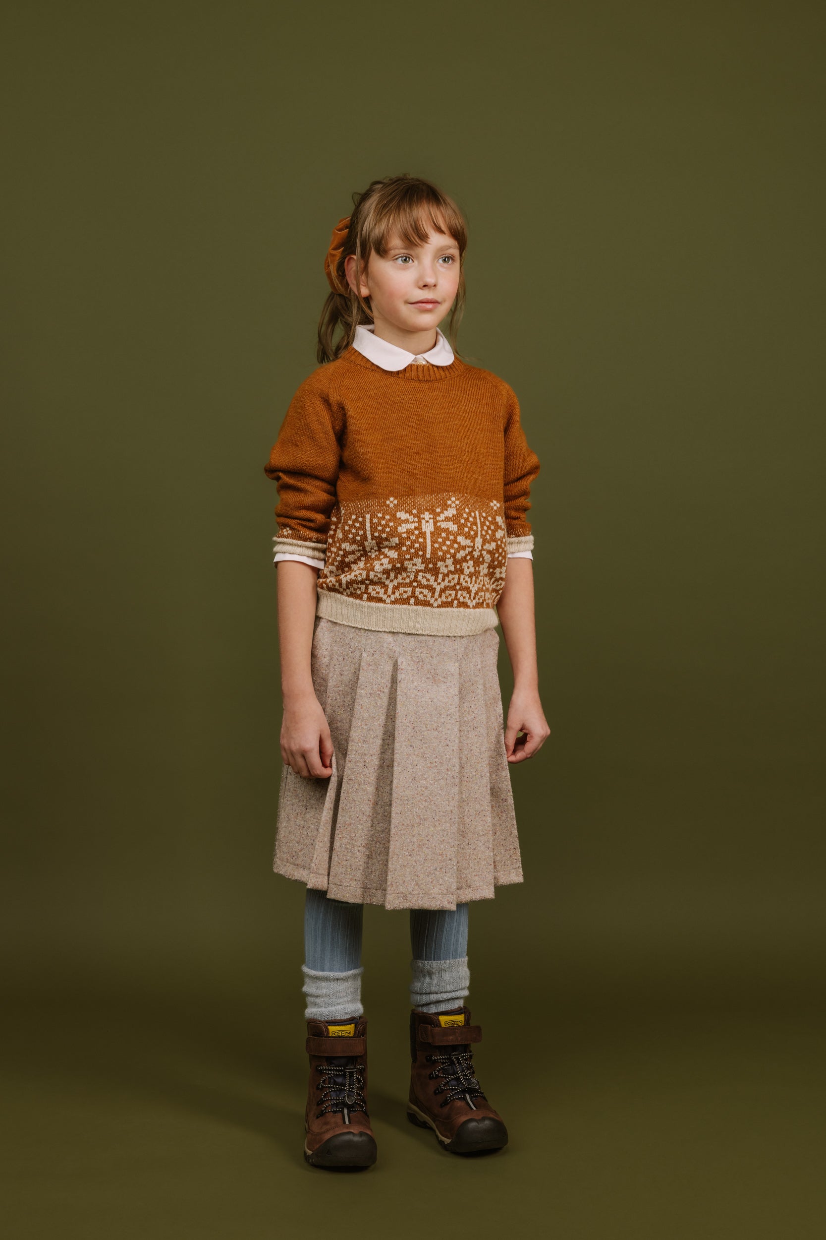 Wool Sweater Dragonfly, Brown