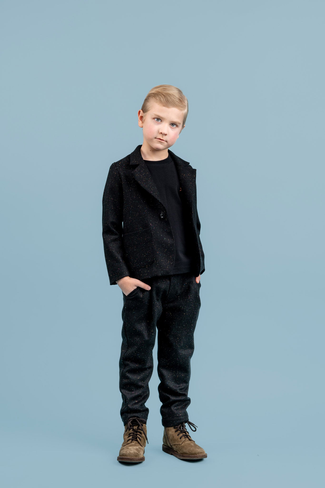 Parker Wool Jacket, Black