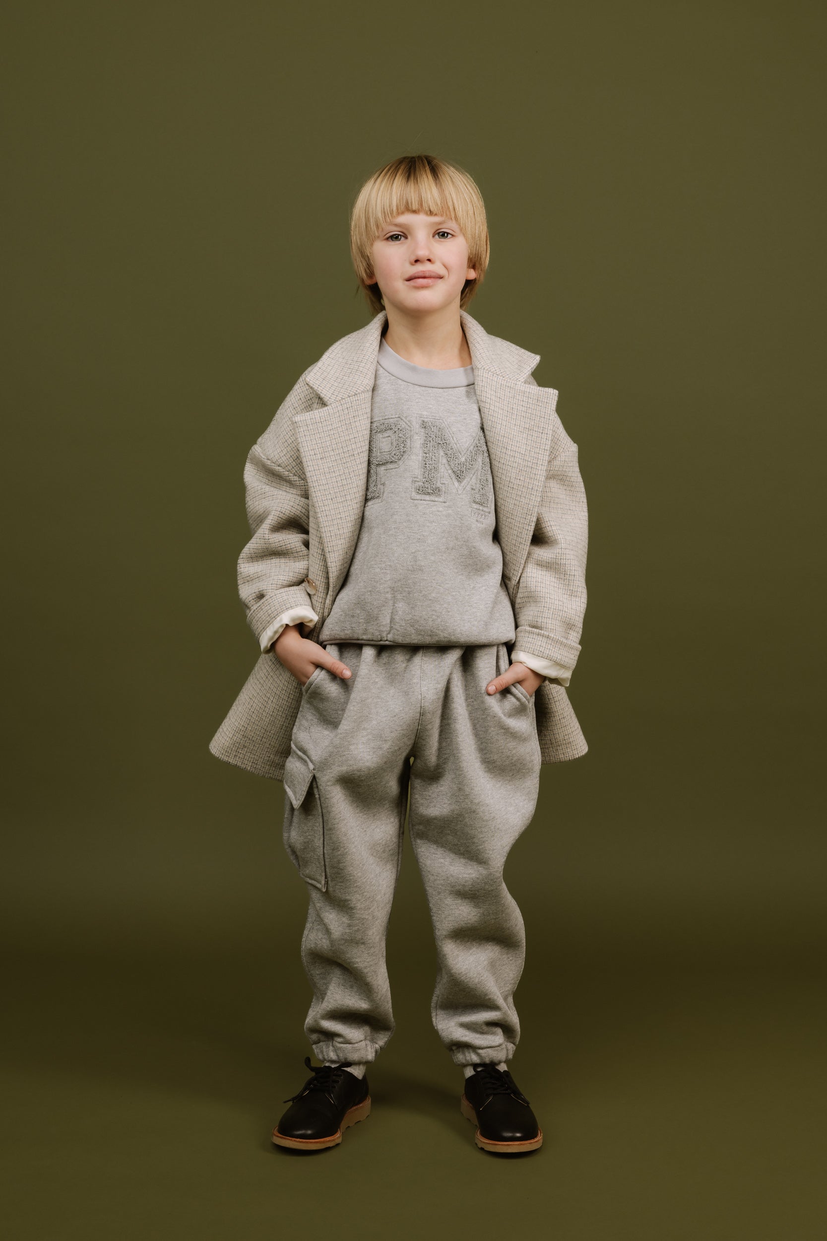 Organic Cotton Sweatshirt Luca, Grey
