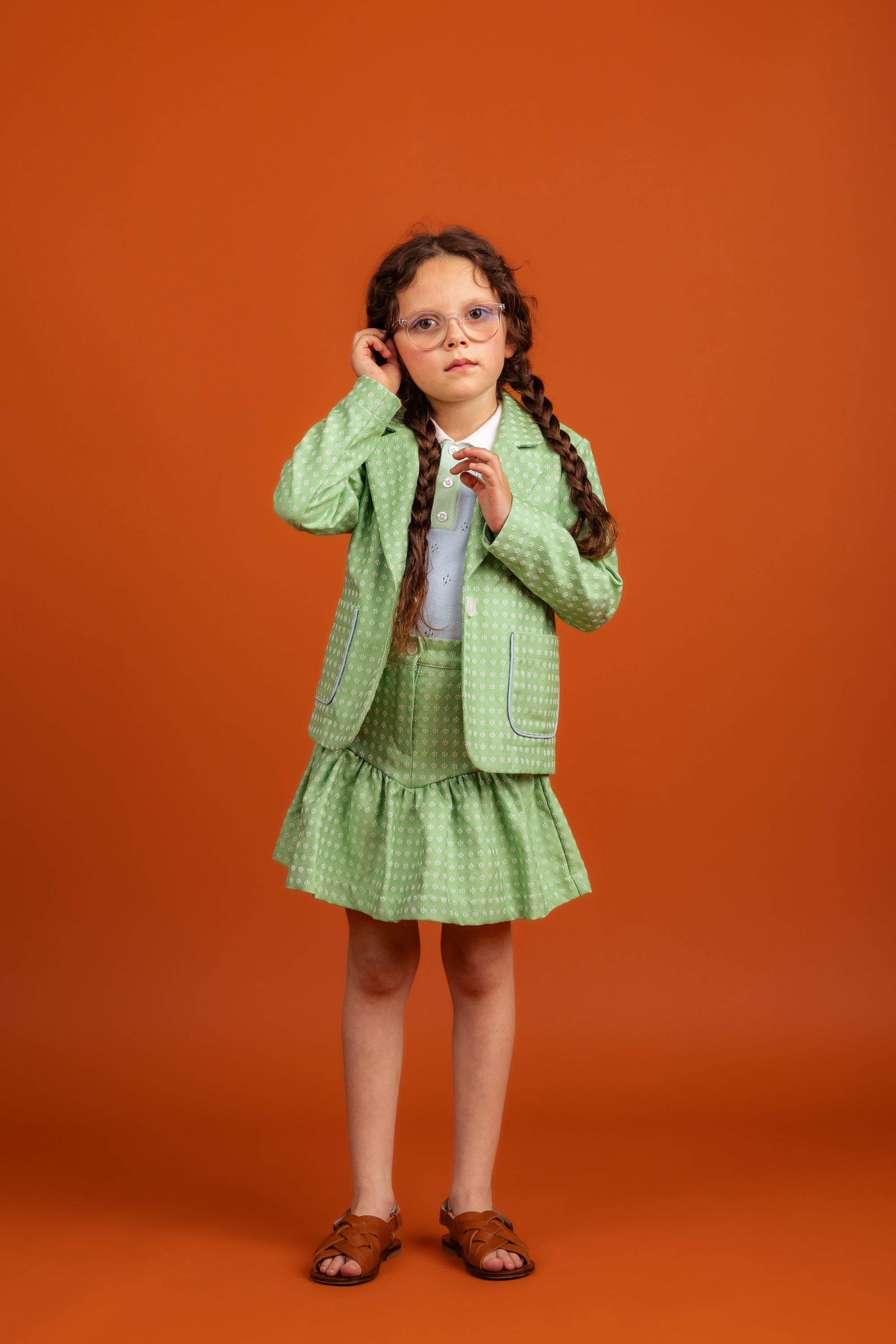 Charlie Skirt Cotton, Green