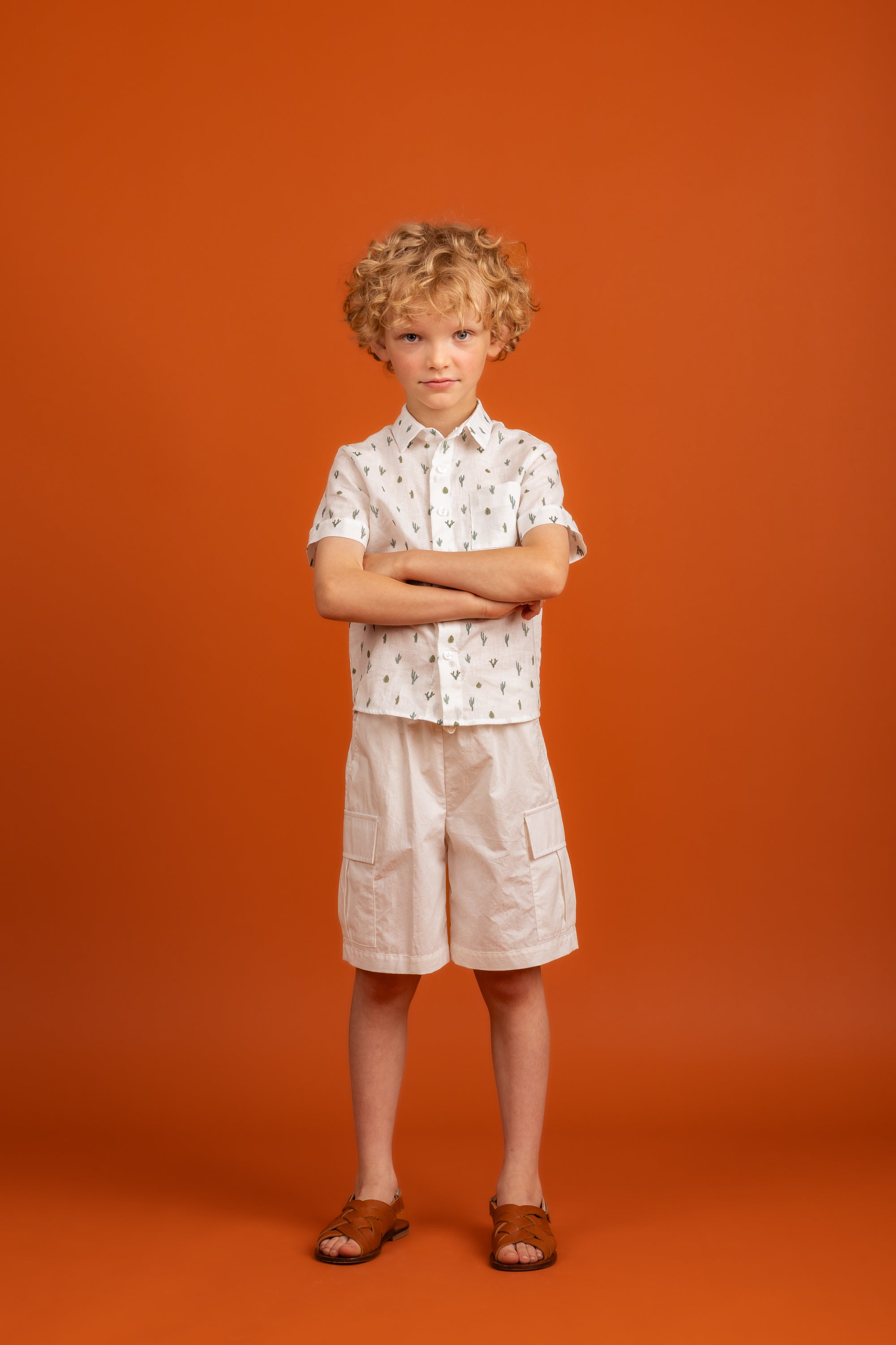 Asher Shirt Linen Blend, White