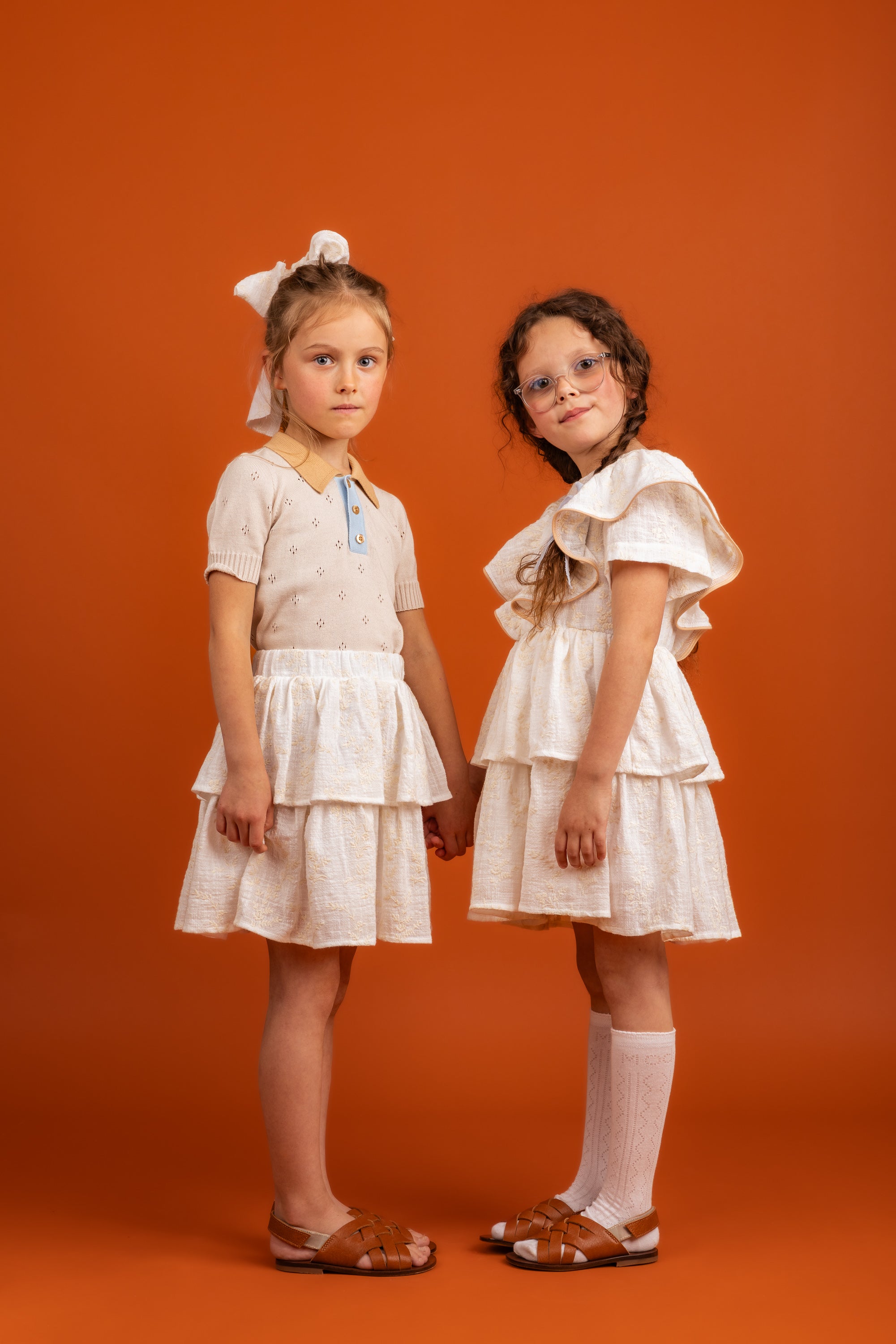 Millie Skirt Cotton, White