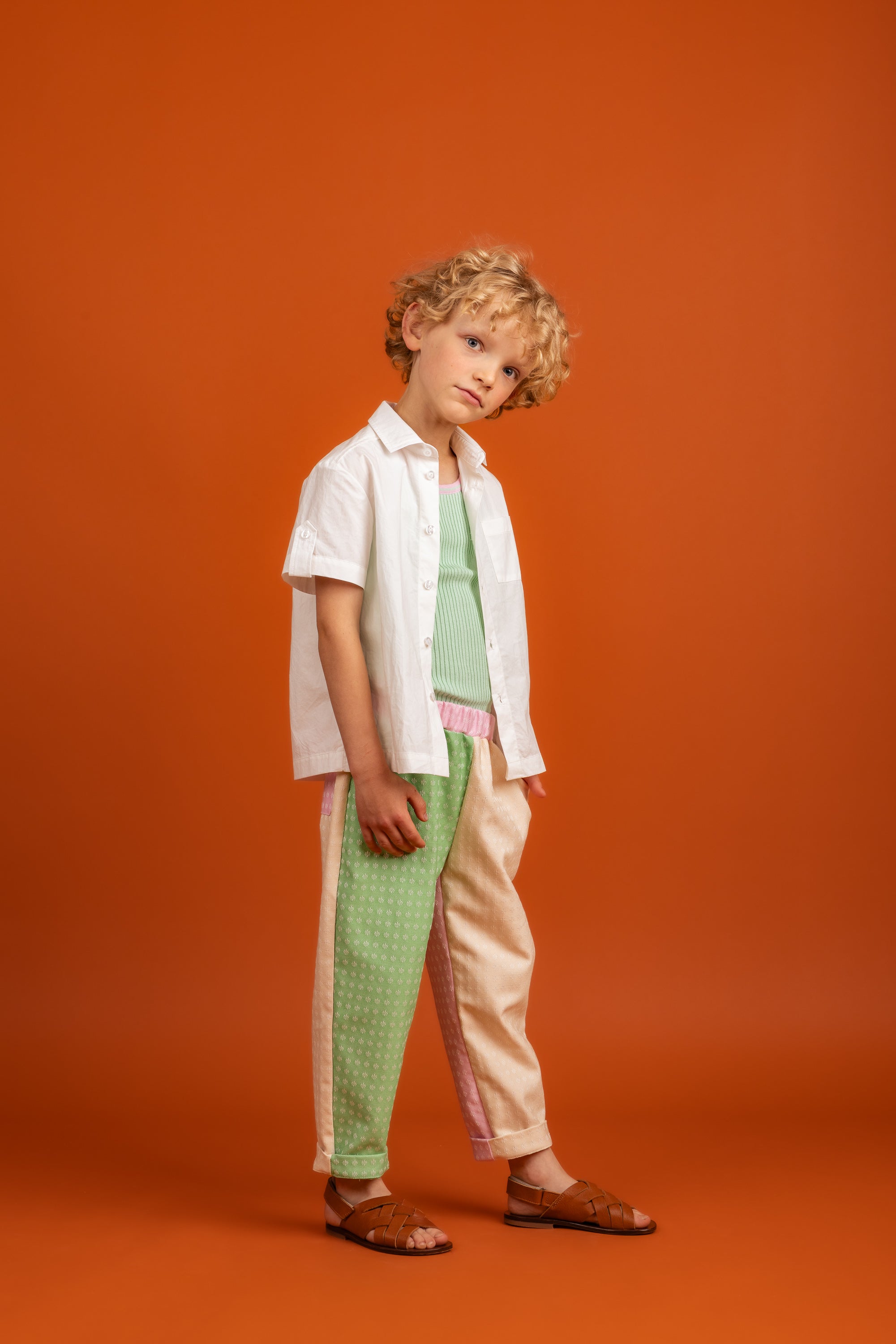 Charlie Trousers Cotton, Multicolor