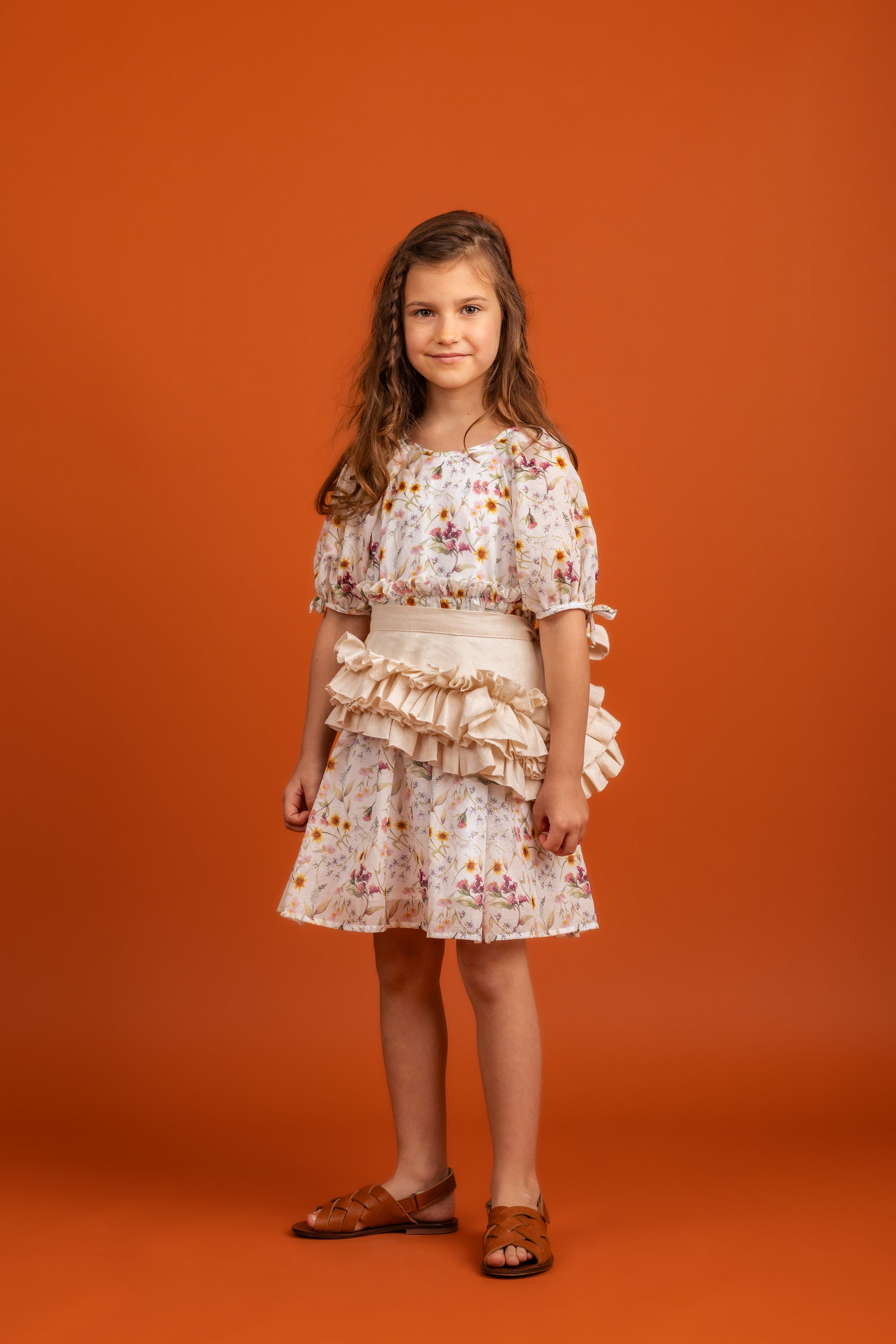 Eden Dress Cotton Chiffon, Multicolor