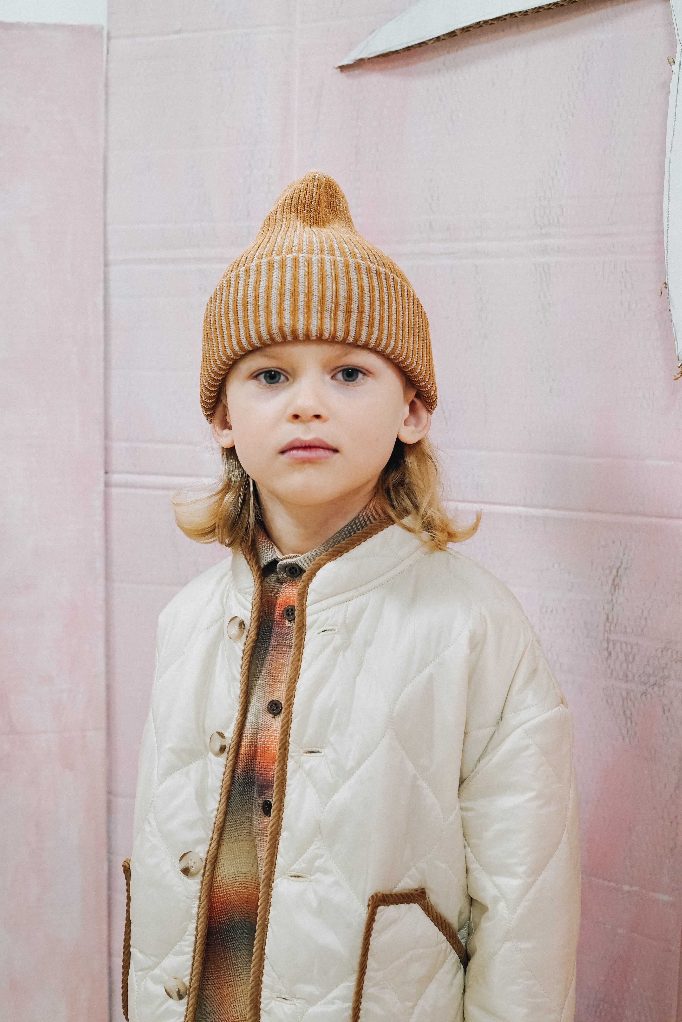 Wool Beanie Bambi, Brown