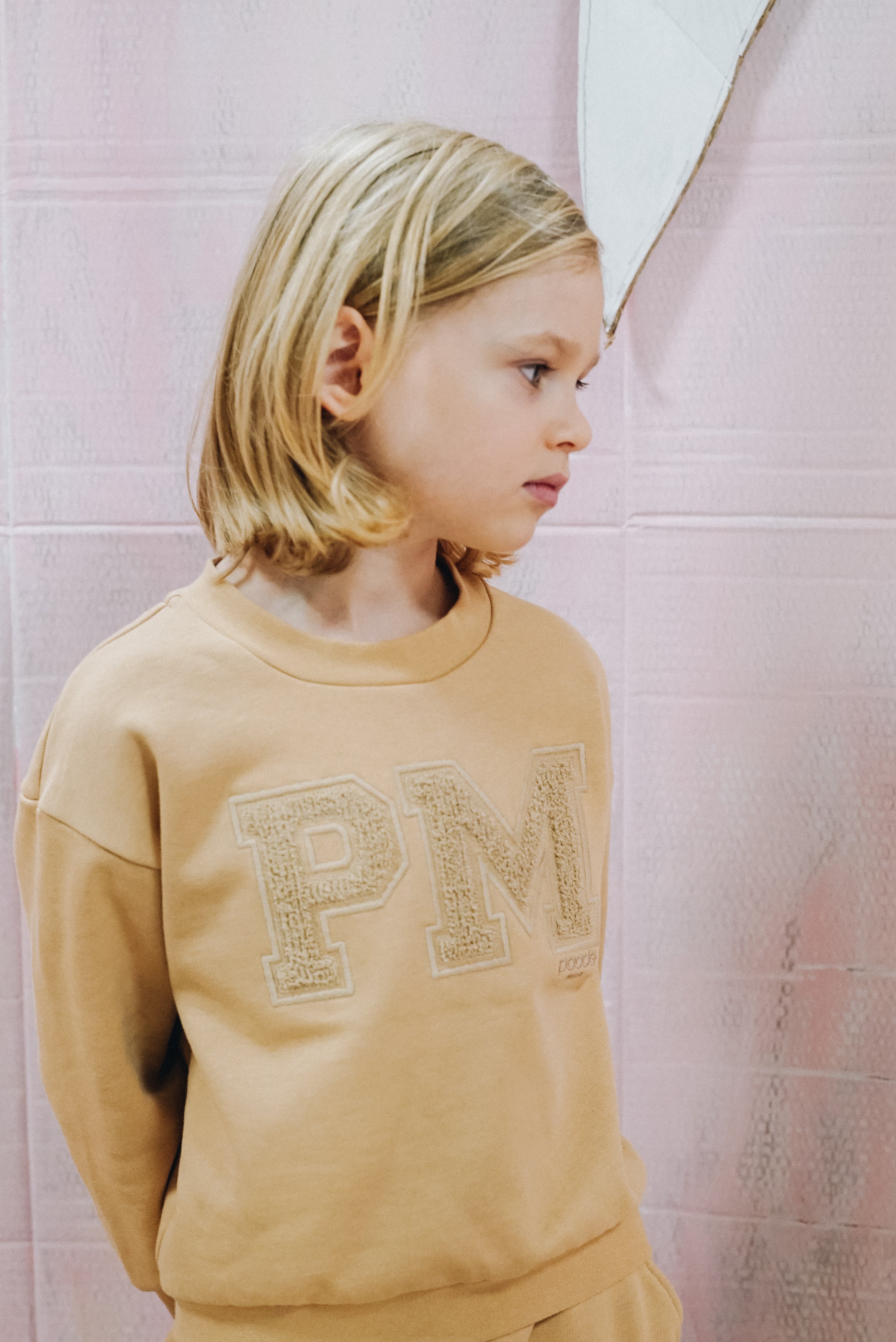 Organic Cotton Sweatshirt Luca, Camel