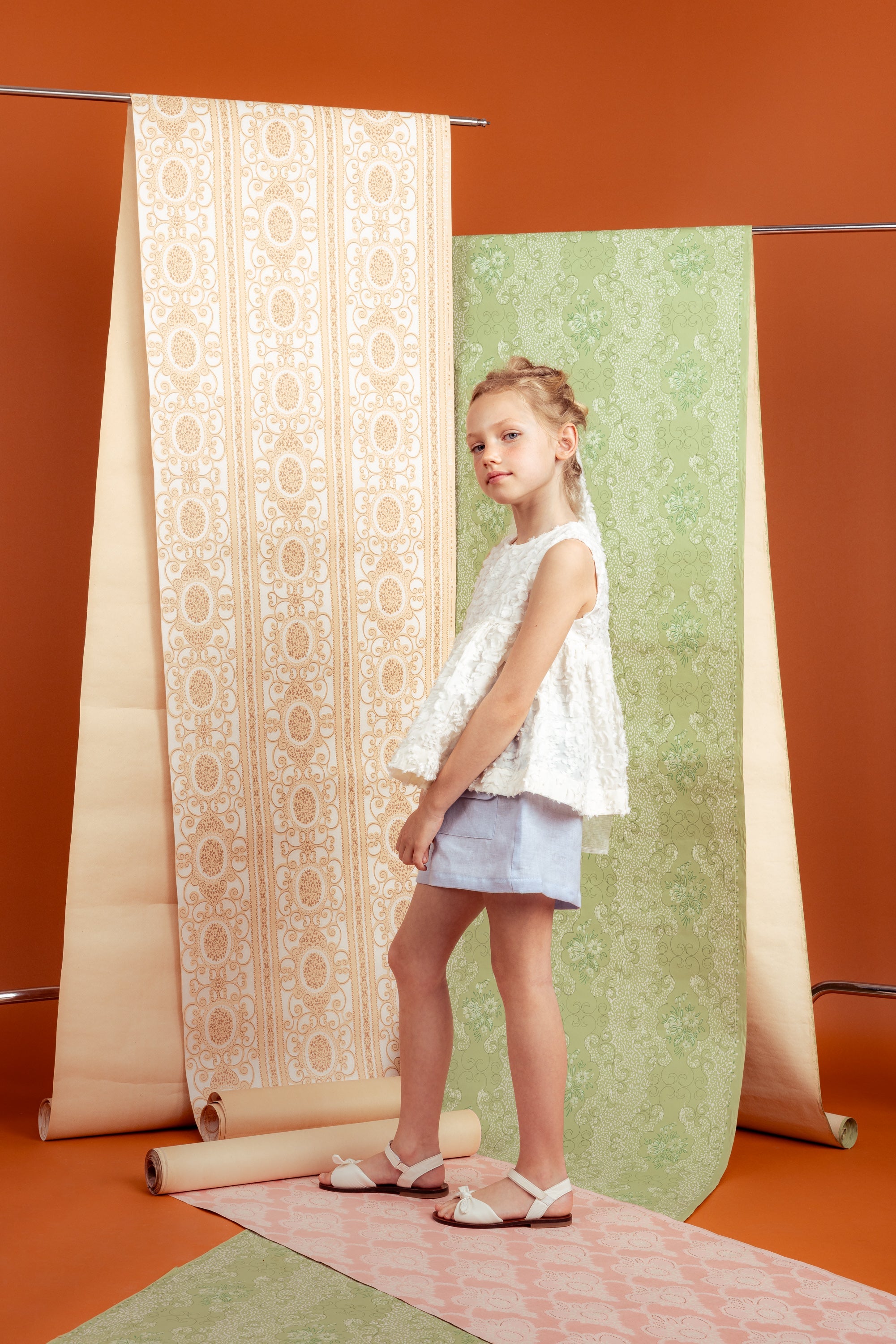 Clara Top Chiffon, White