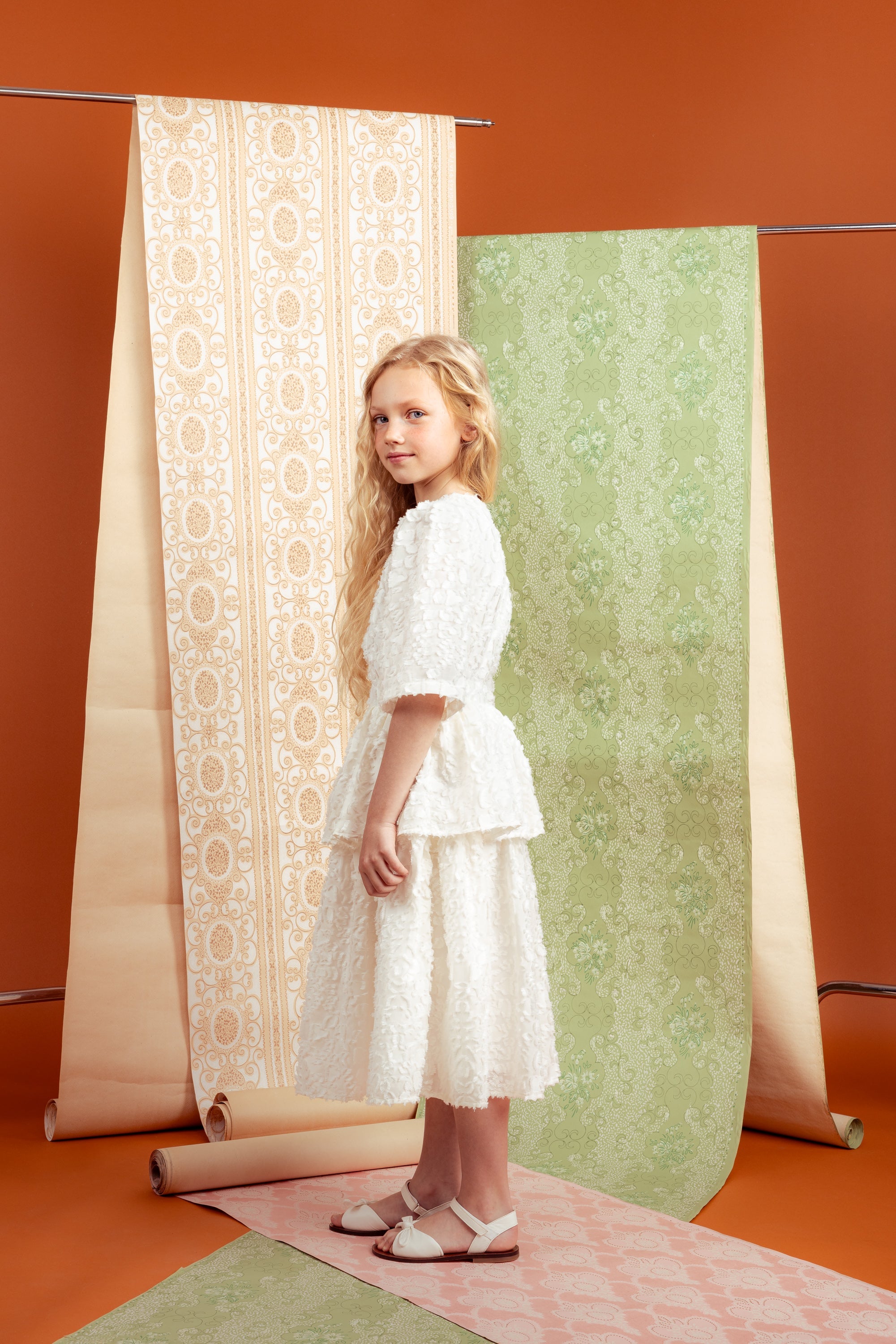 Clara Blouse Chiffon, White