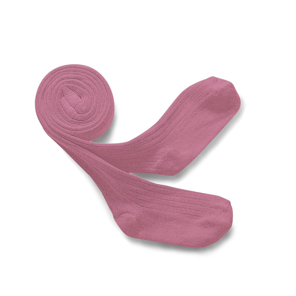 Ribbed tights Louise, Candy Pink