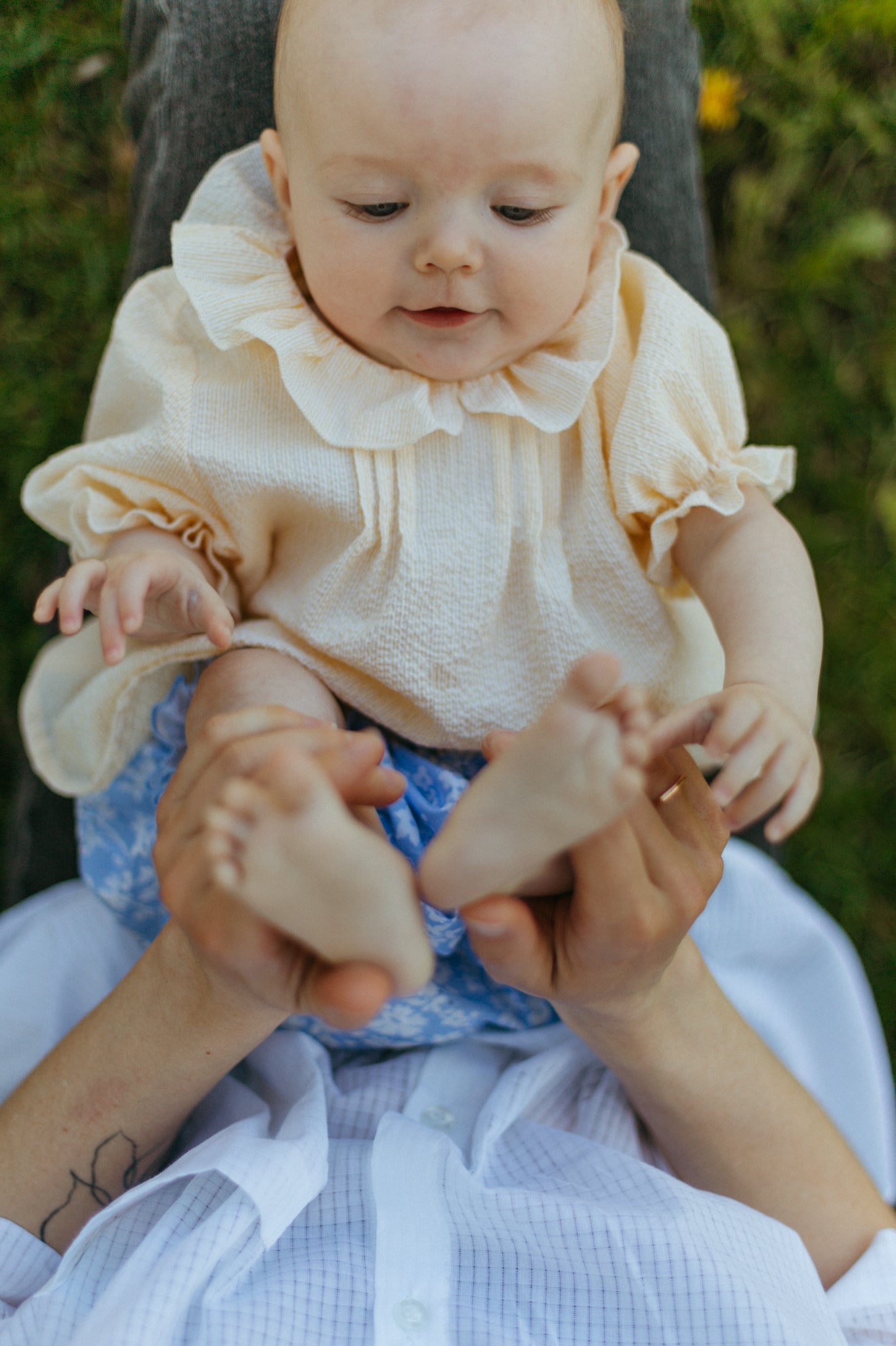 Cotton Baby Bloomers Mimi, Blue