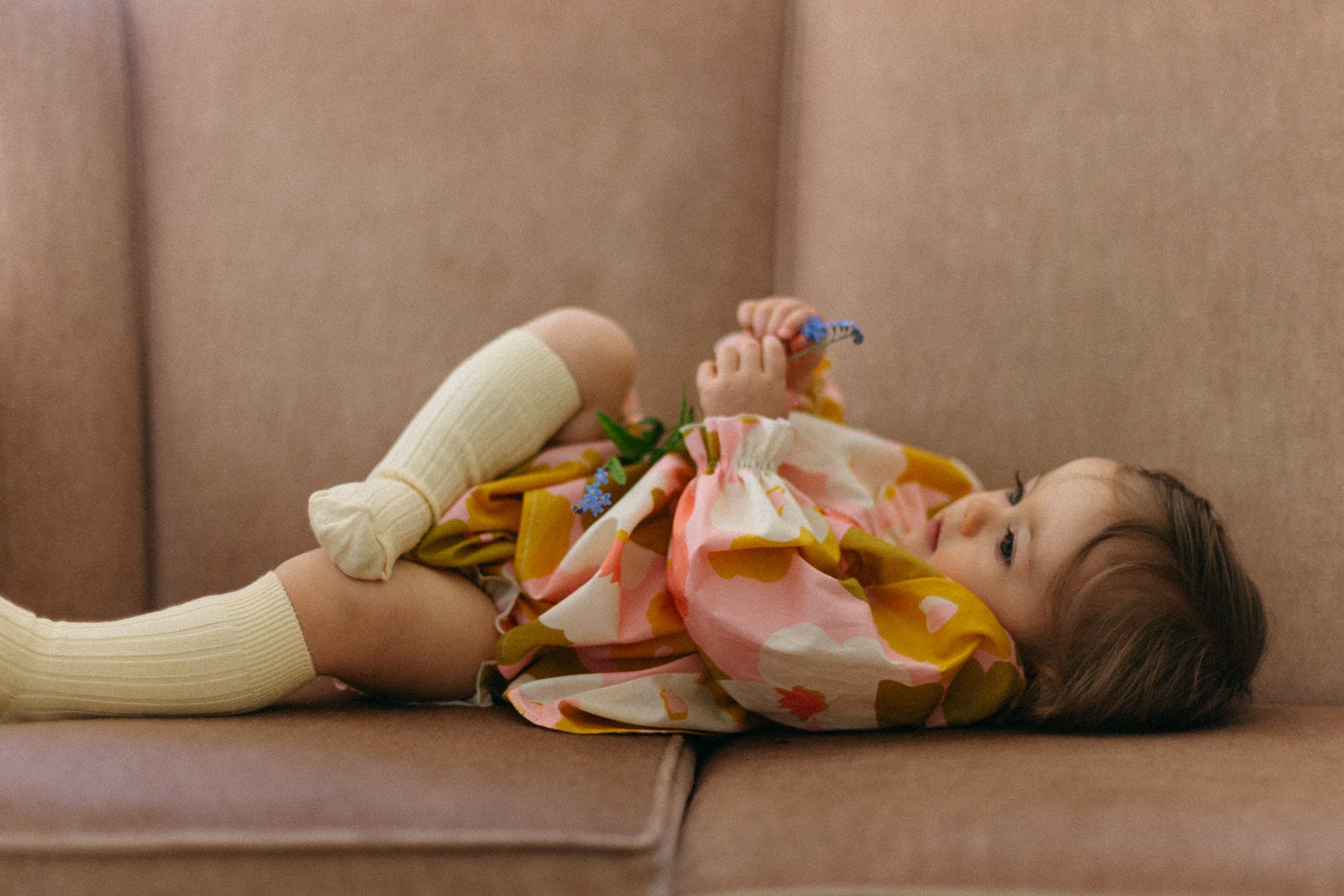 Cotton Baby Bloomers Happy, Pink