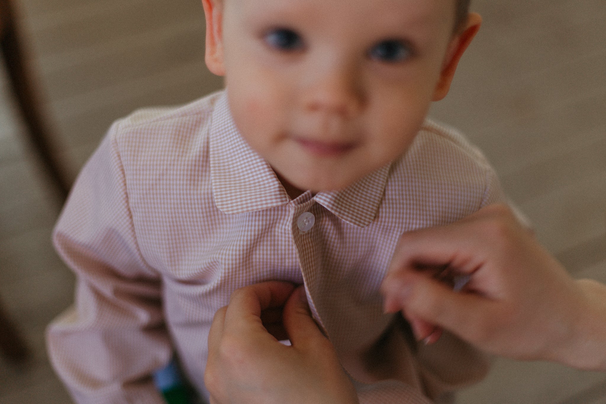 Cotton Baby Shirt Trail, Blue