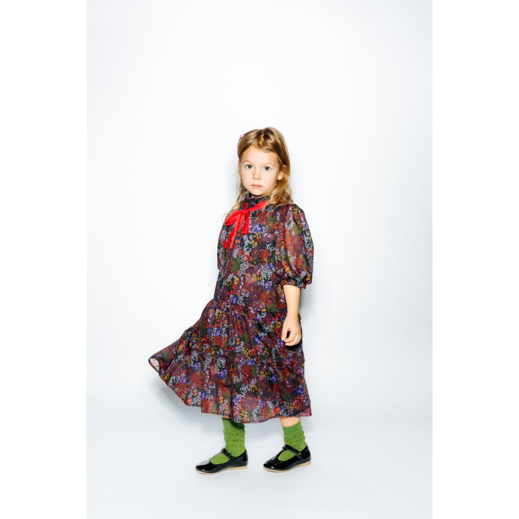 Chiffon Maxi Dress de Flore Multicolor
