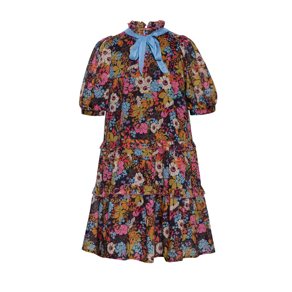 Chiffon Maxi Dress Marchesi Multicolor