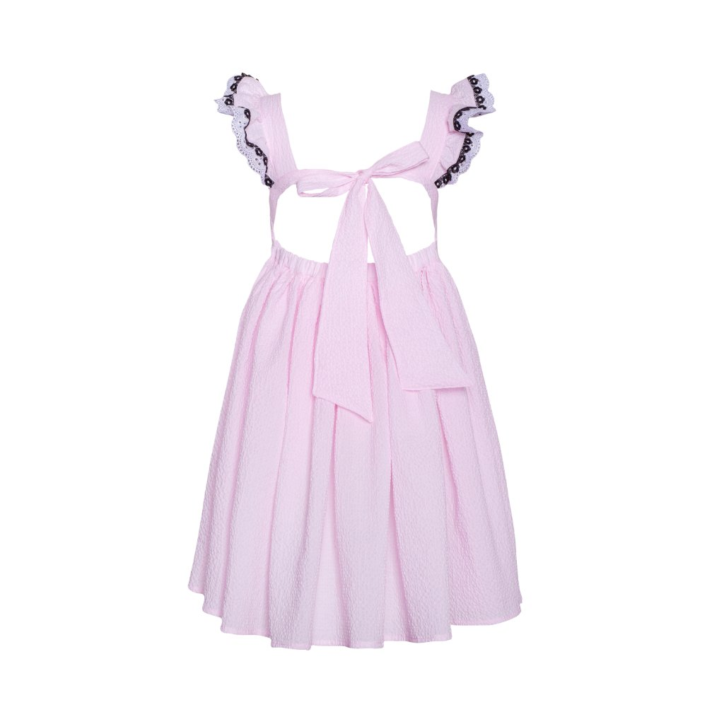 Dress with Ties Rosie Pink