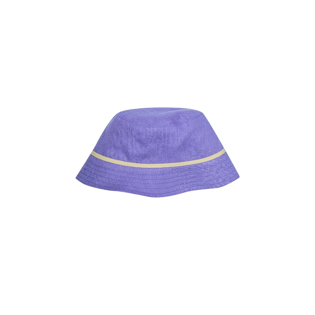 Linen Bucket Hat Forgetmenot Violet